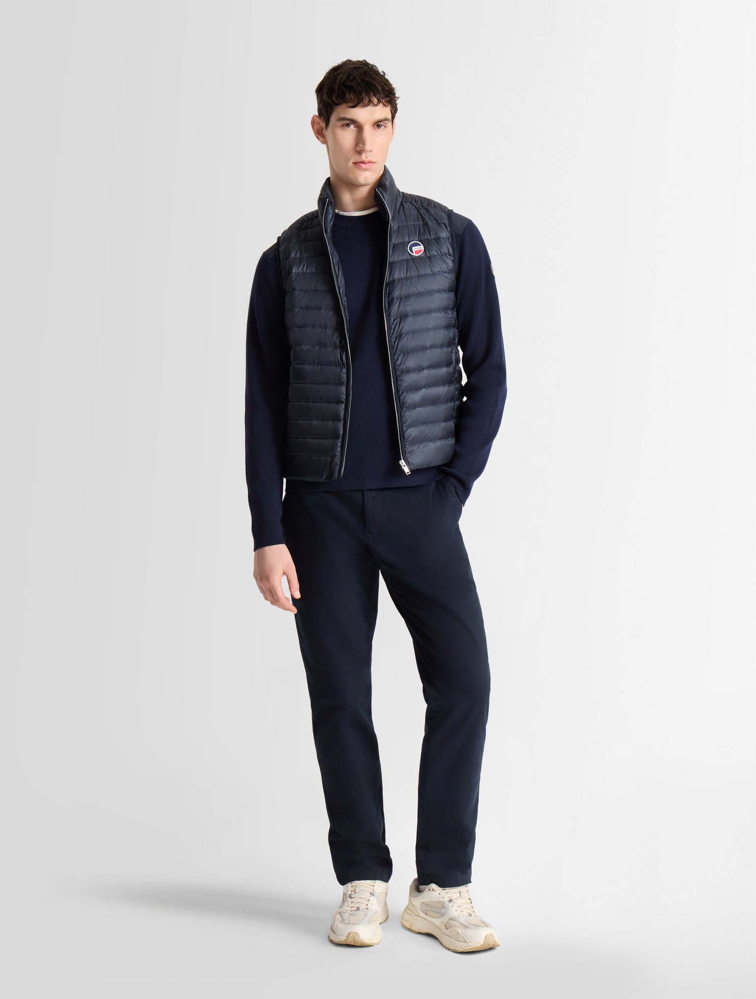 Veste sans manches skaran col montant coupe regular FUSALP Bleu