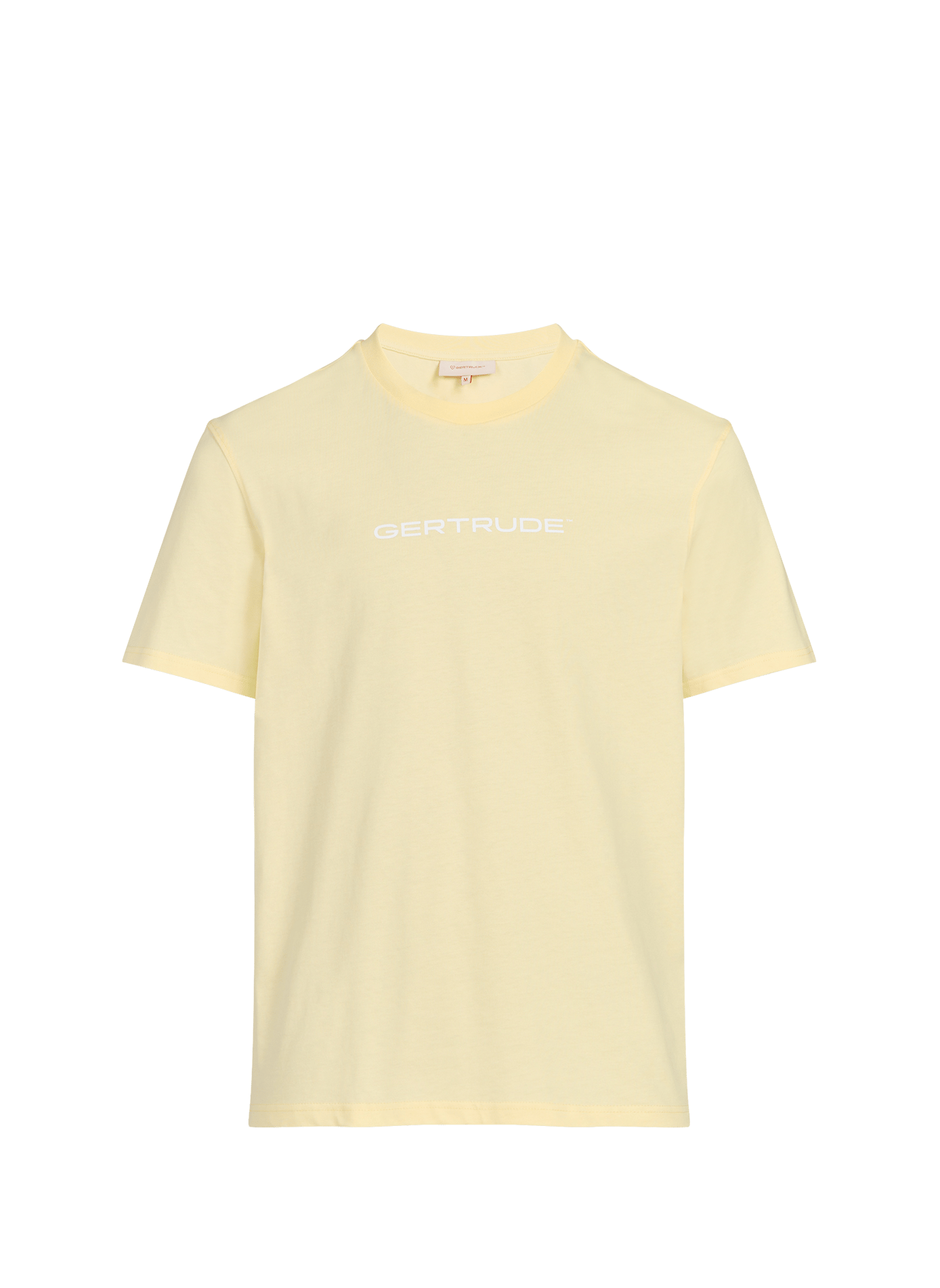 T-shirt col rond en coton GERTRUDE ET GASTON Jaune