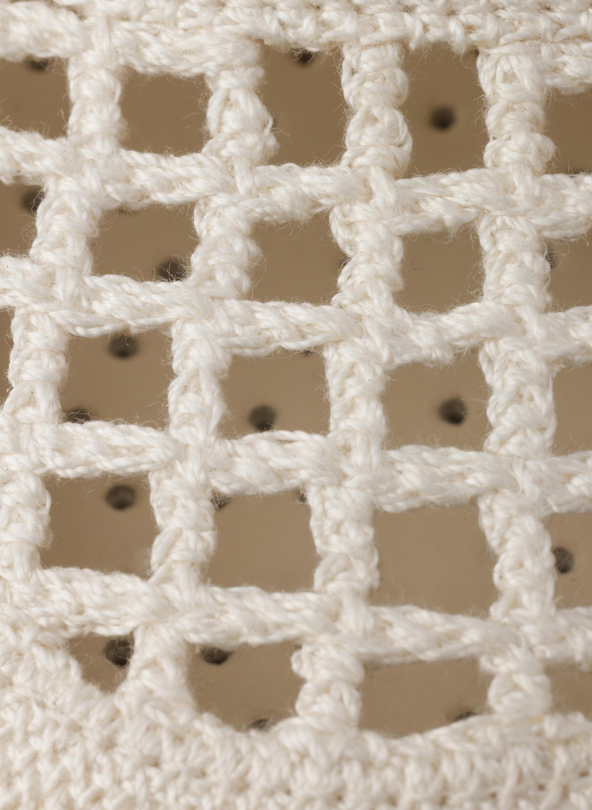 Baskets en crochet à lacets PRADA Beige