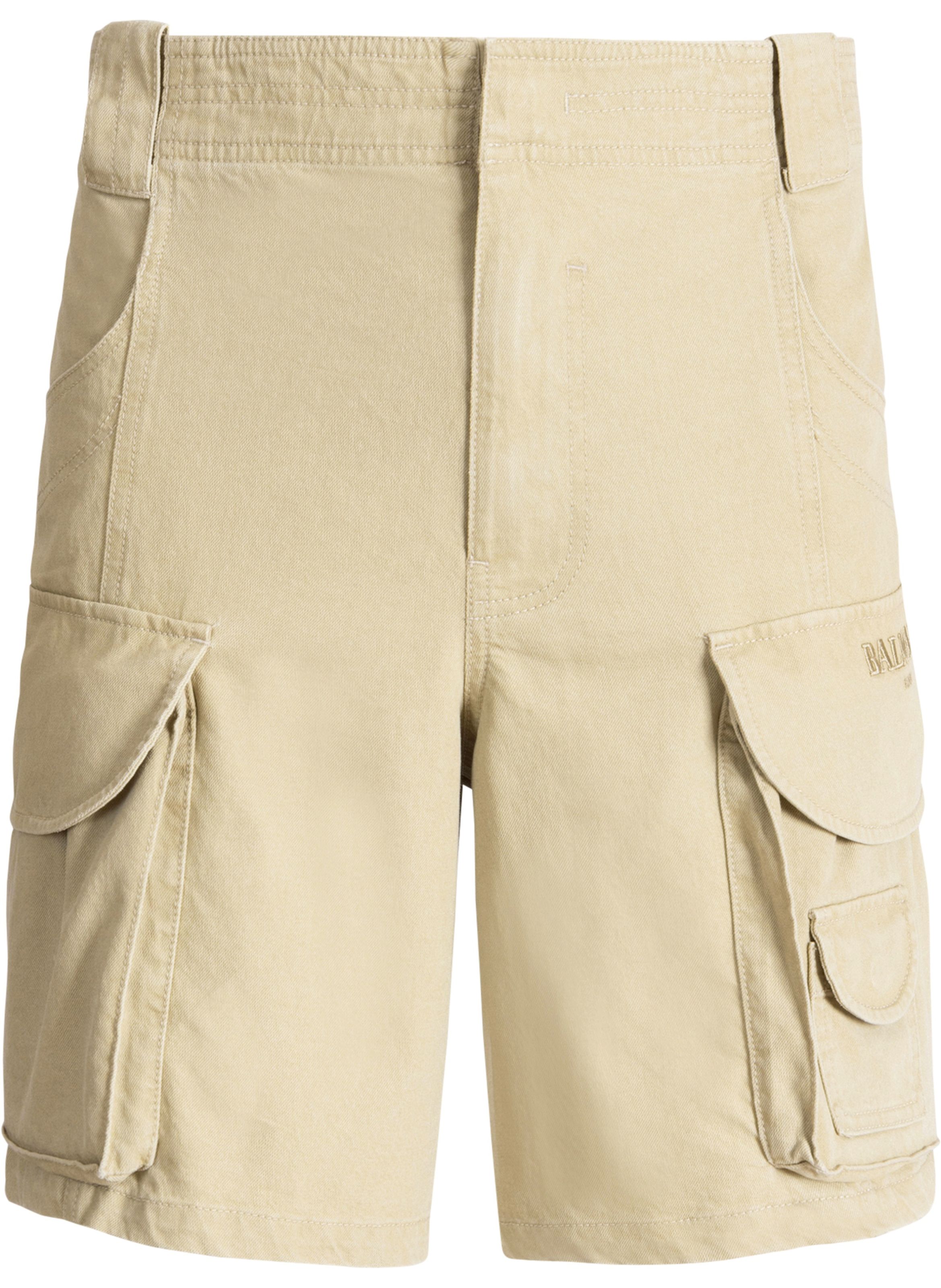 Bermuda cargo en coton BALMAIN Beige