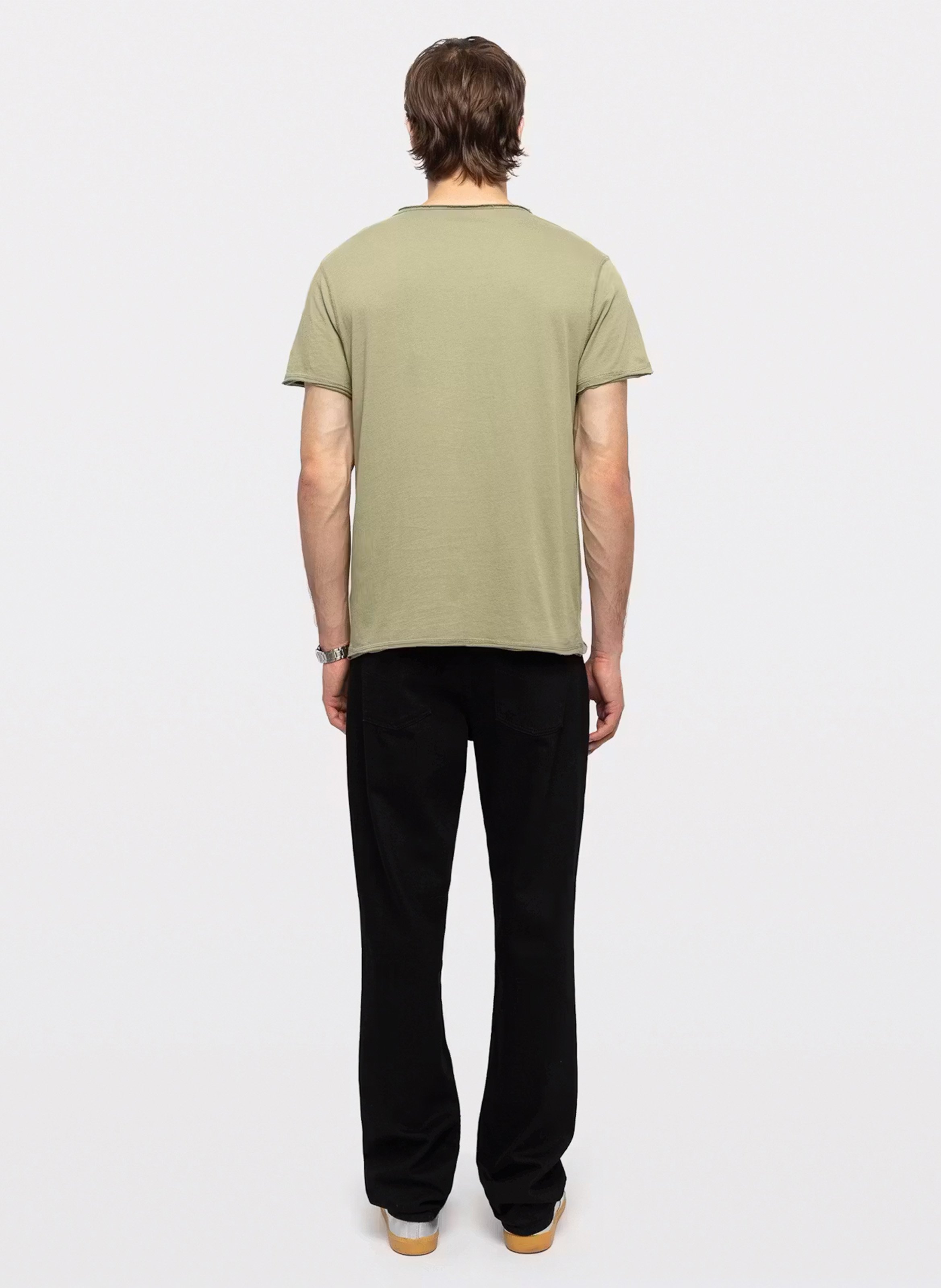 Tee-shirt col v en coton bio monastir ZADIG&VOLTAIRE Vert
