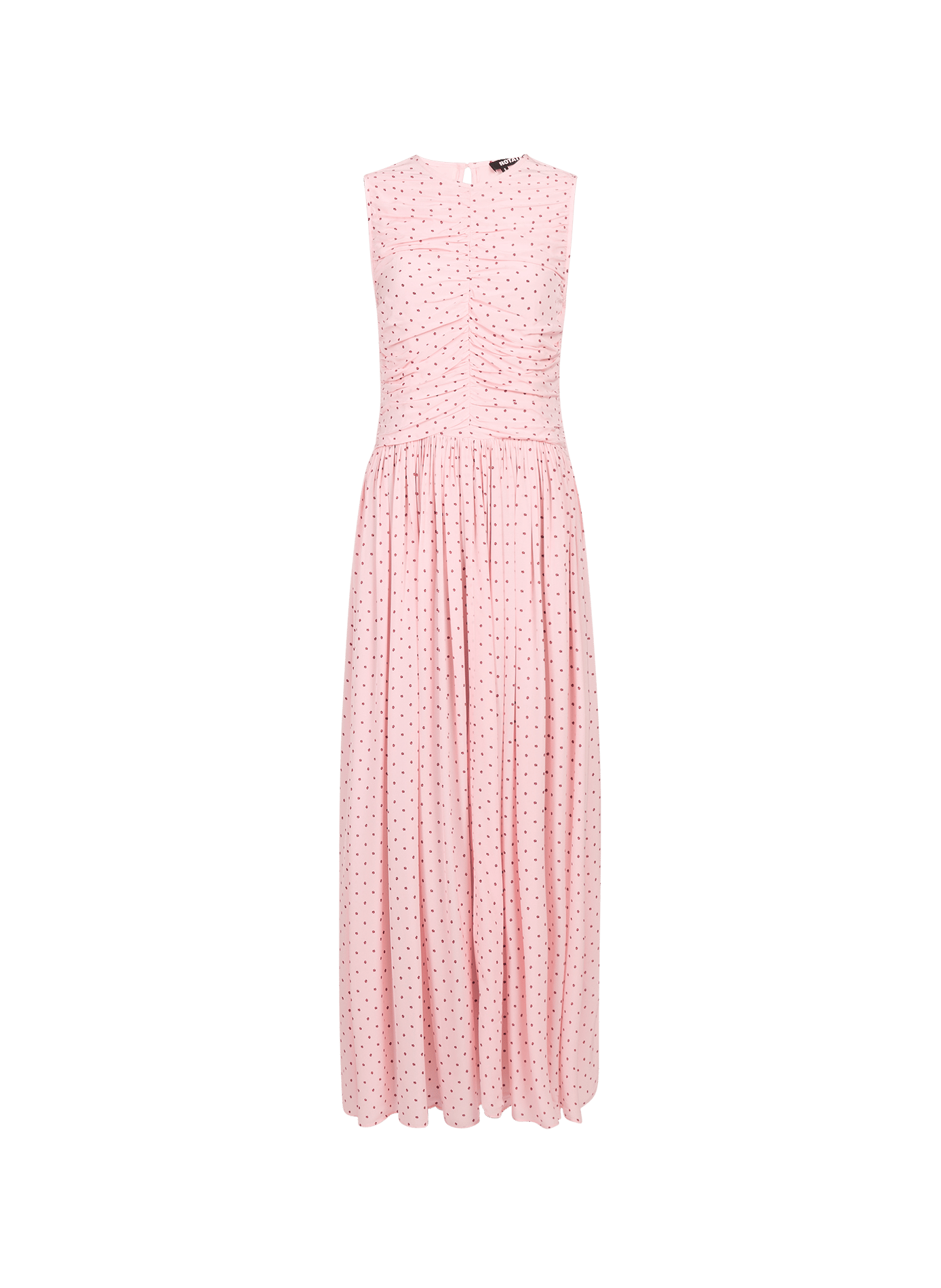 Fitted maxi dress ROTATE Pink