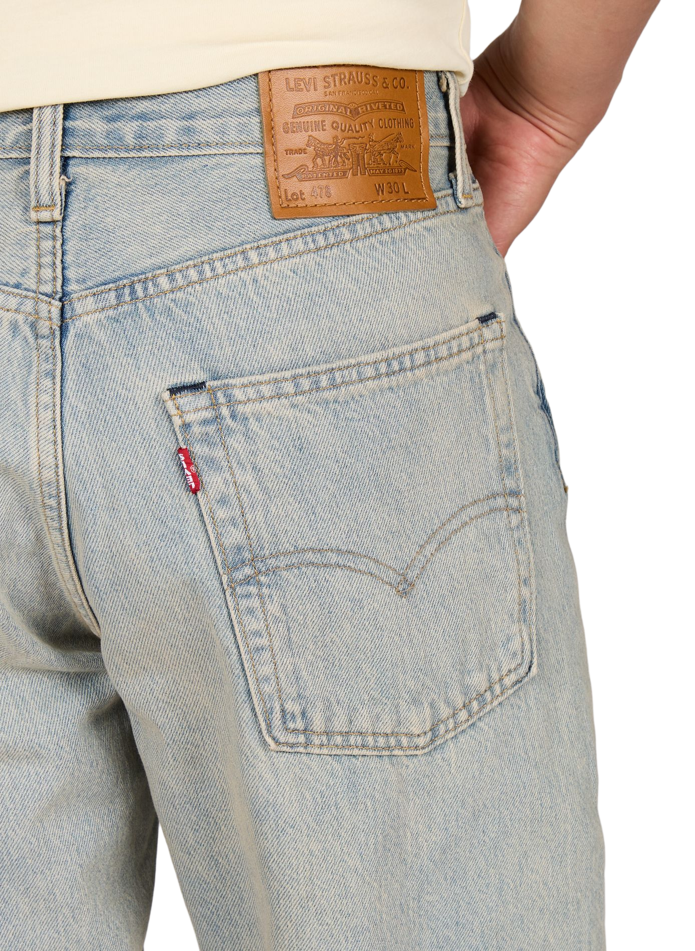 Short 478 Holgado de algodón LEVI'S Azul