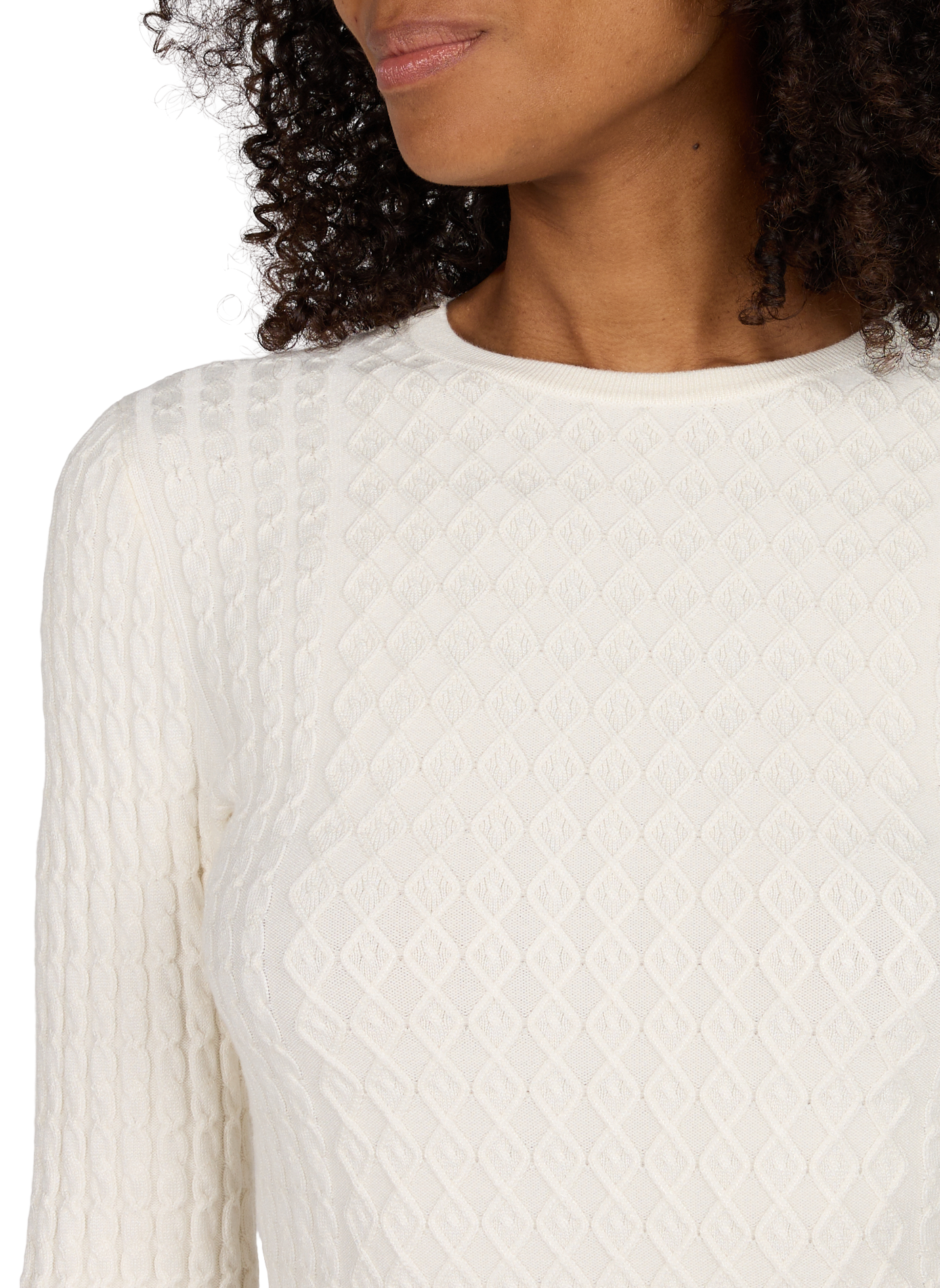 Twisted knit Hana sweater GUESS Beige