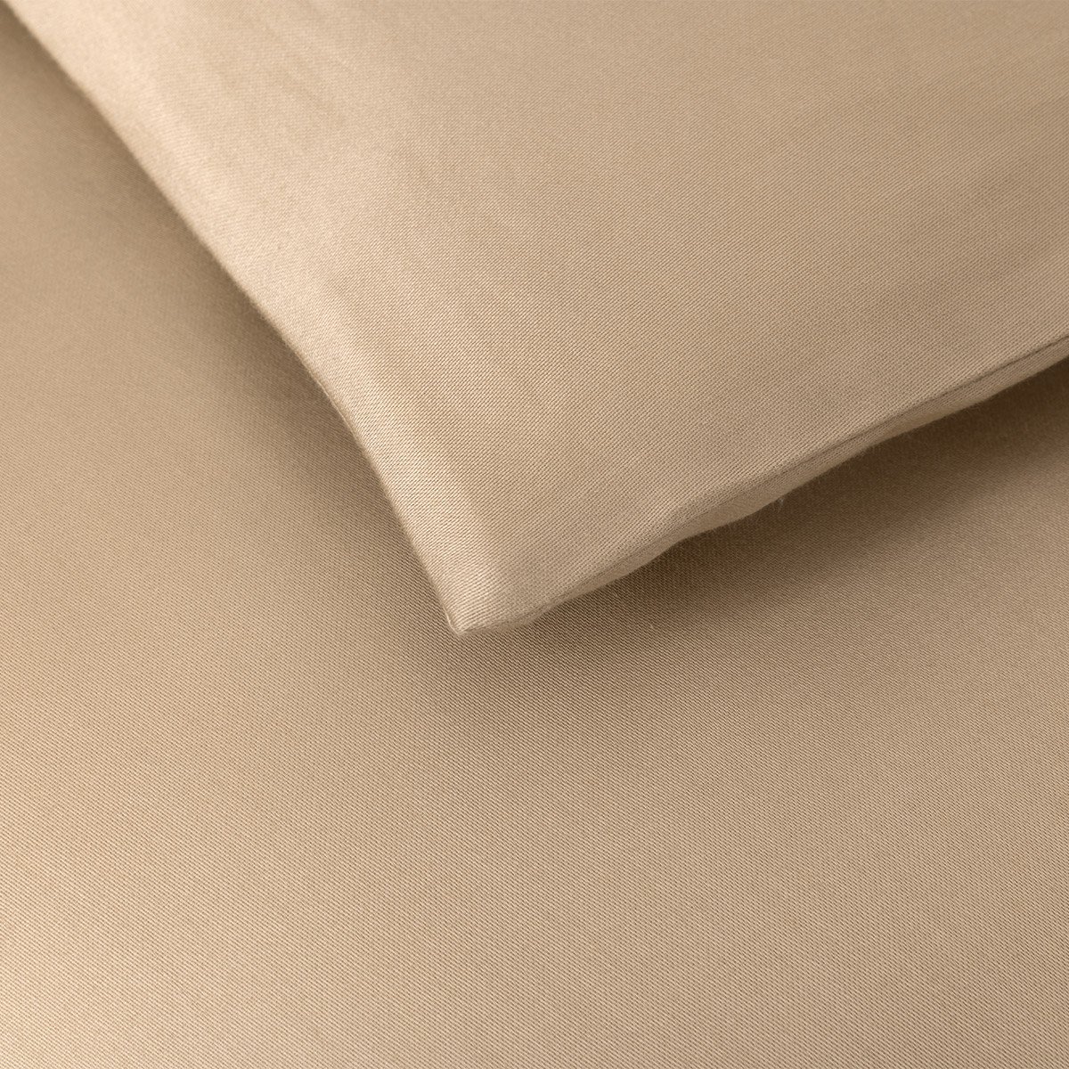 Housse de couette en satin de coton, b linea BOSS HOME Beige