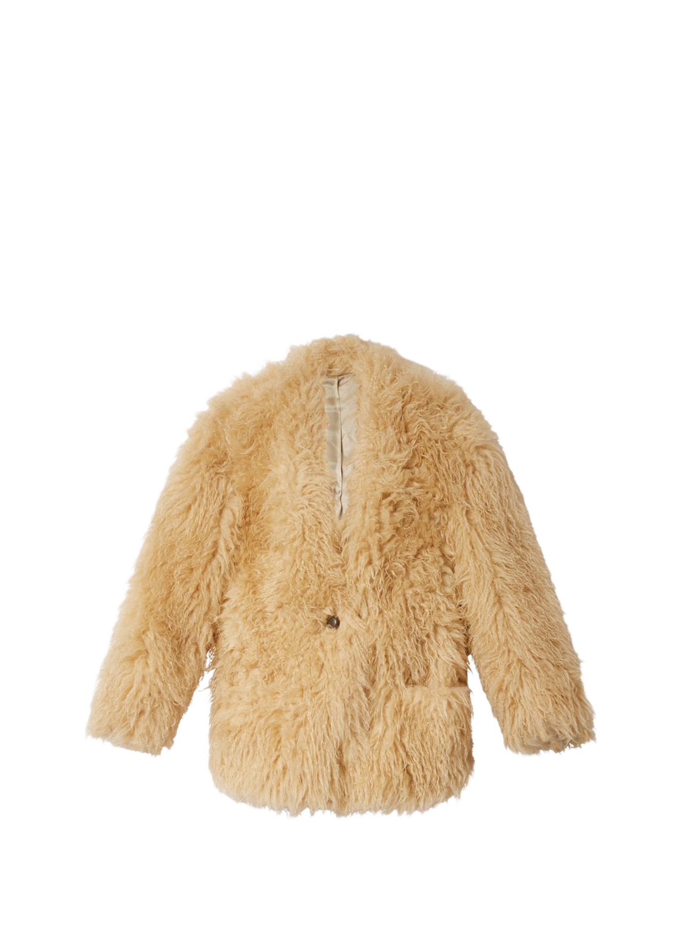 Pelzmantel von Mylae ISABEL MARANT Gelb