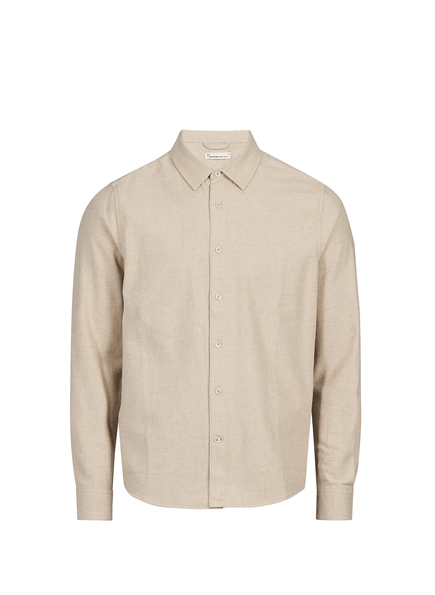Chemise droite en coton KNOWLEDGE COTTON Gris