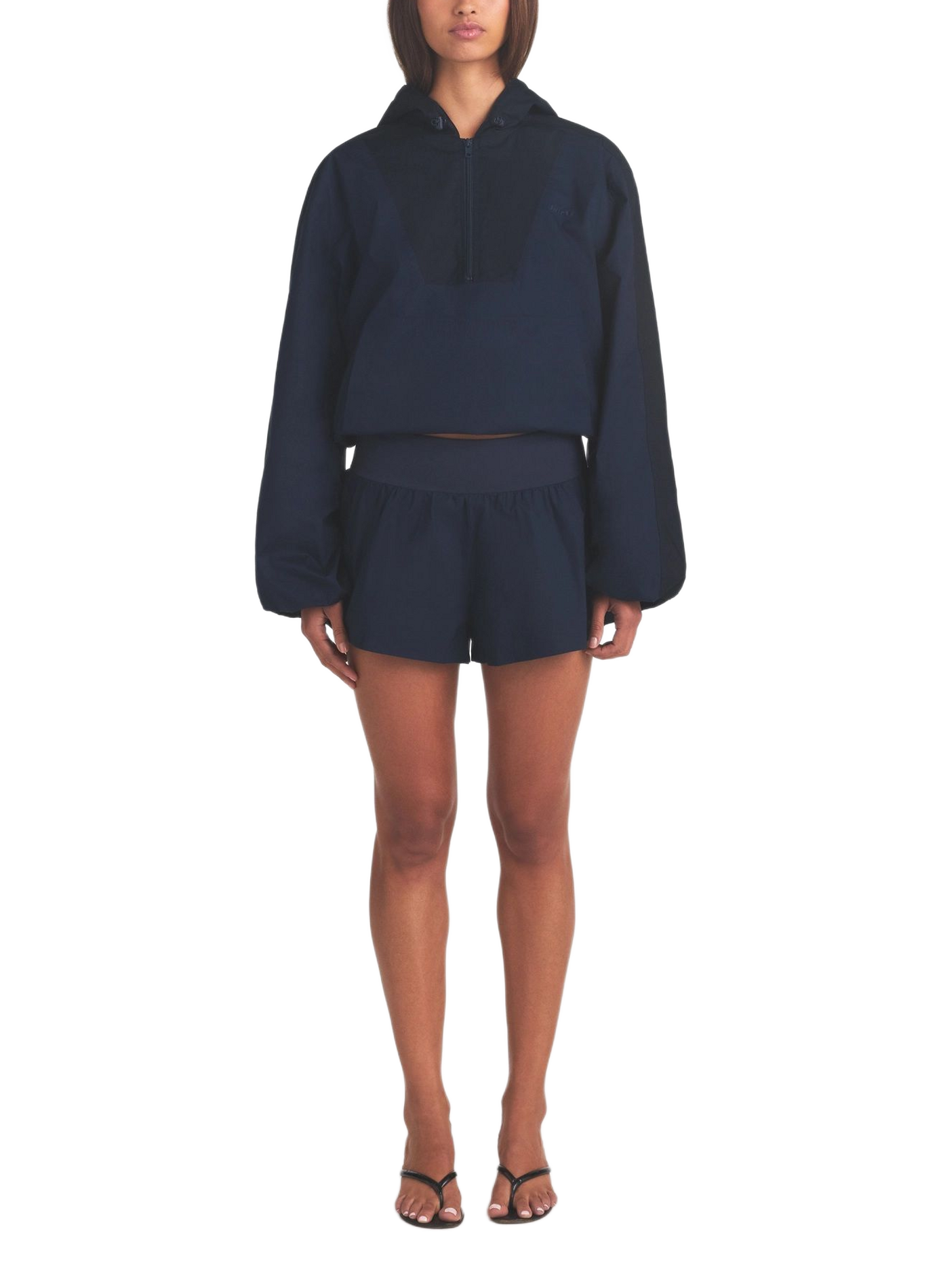 Sweat court en coton mélangé SKIMS Bleu