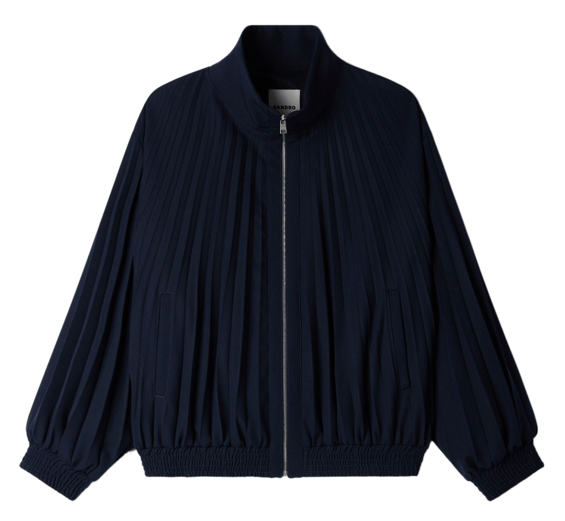 Veste oversize plissée SANDRO Bleu