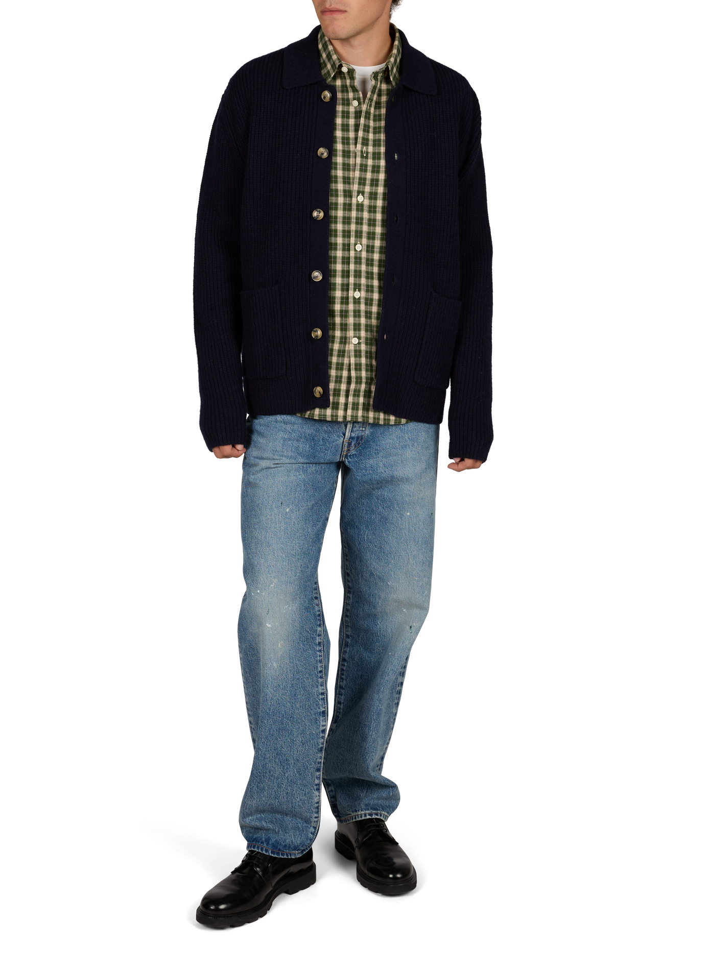 Cotton check shirt  NN.07 Green