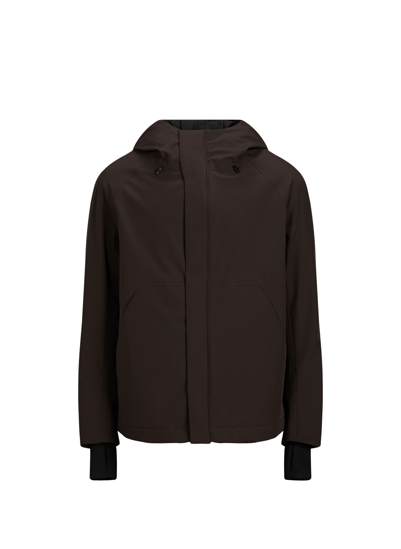 Veste col montant à capuche