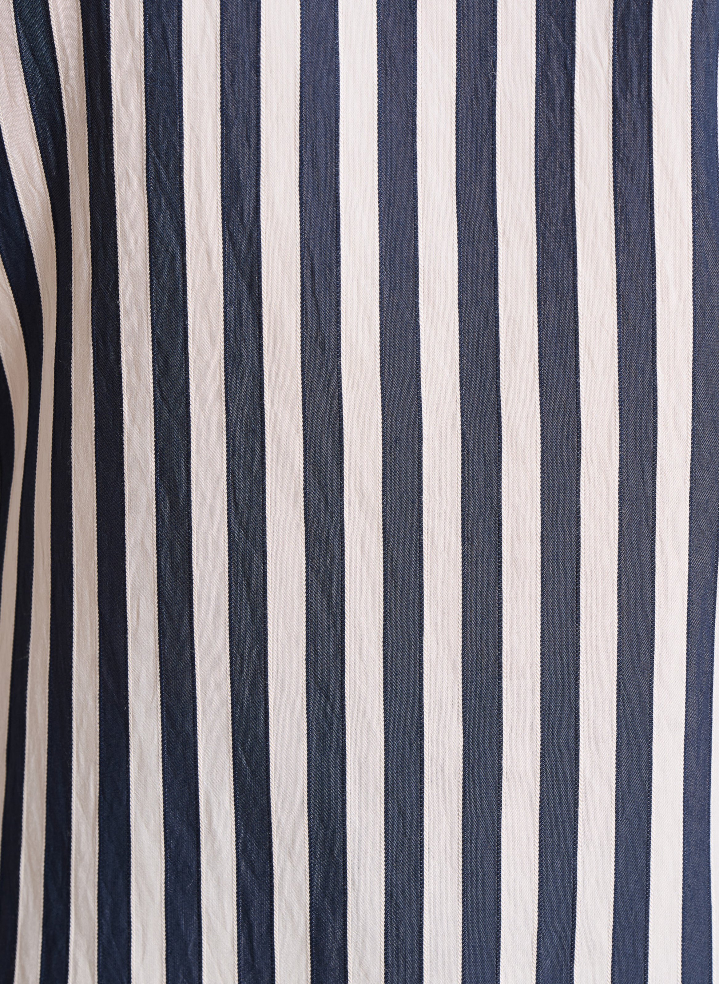 Gestreept overhemd met klassieke kraag LA FEE MARABOUTEE Blauw
