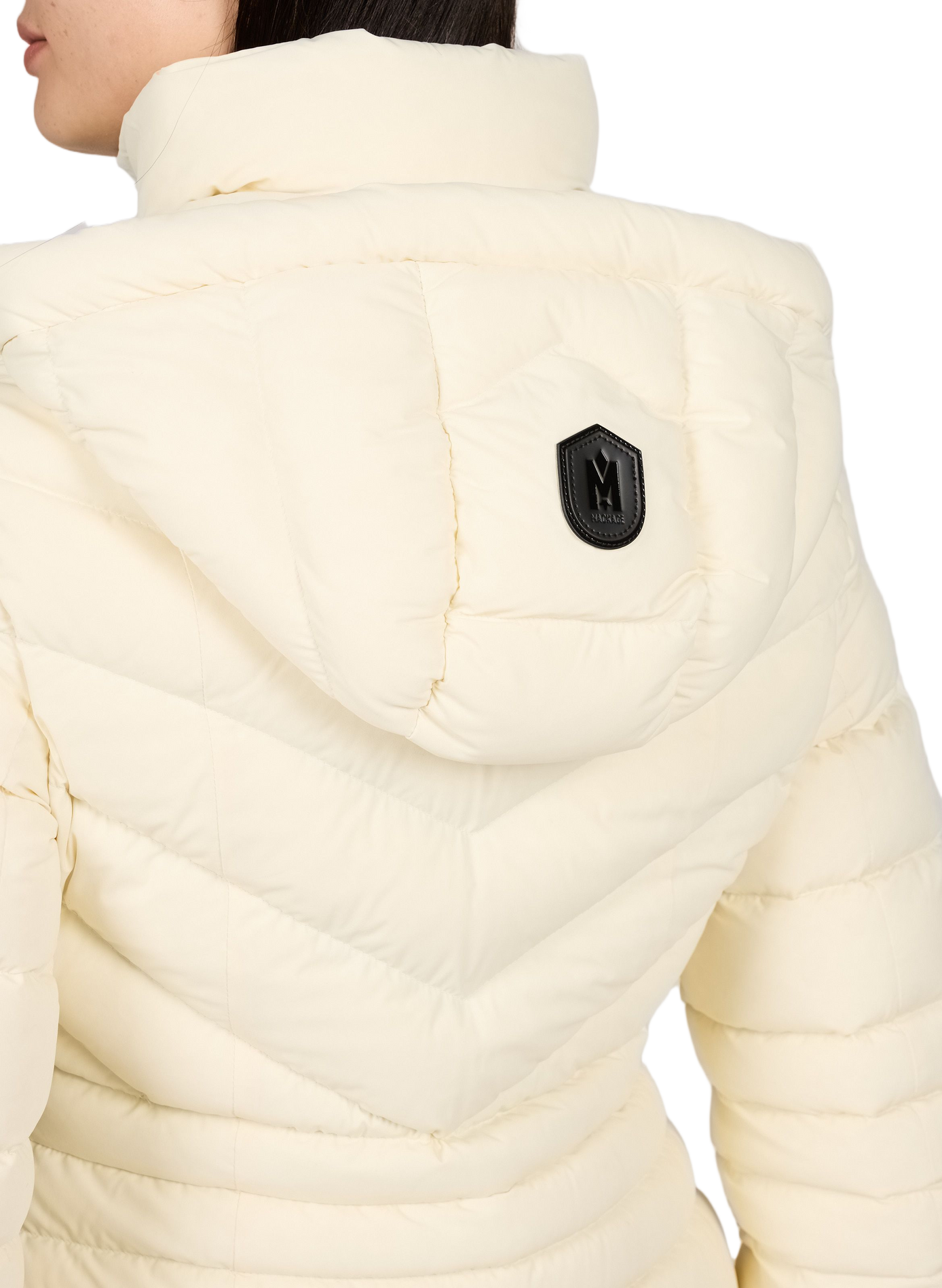 Fitted quilted puffer jacket MACKAGE Beige