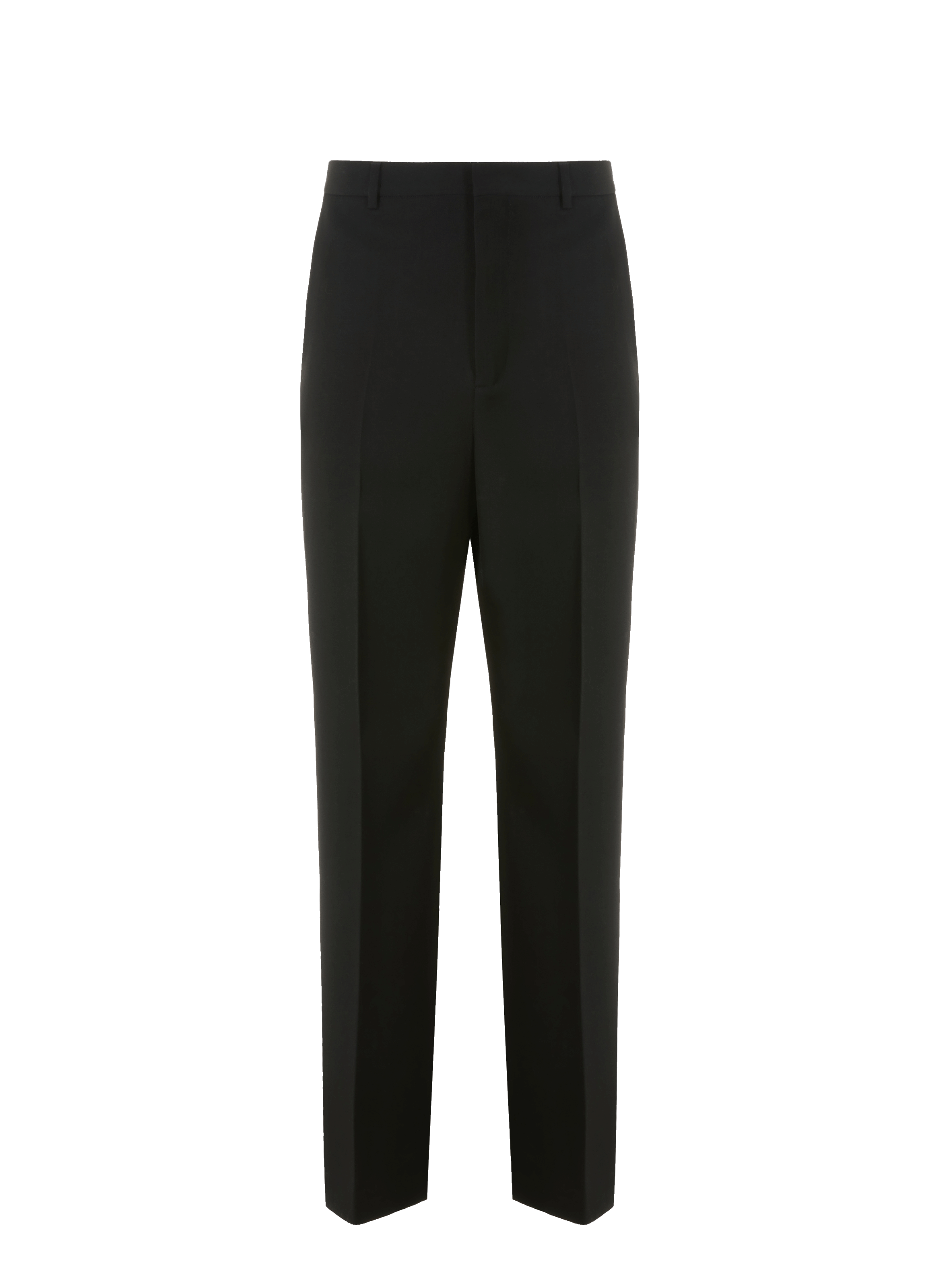 Pantalon large en laine vierge