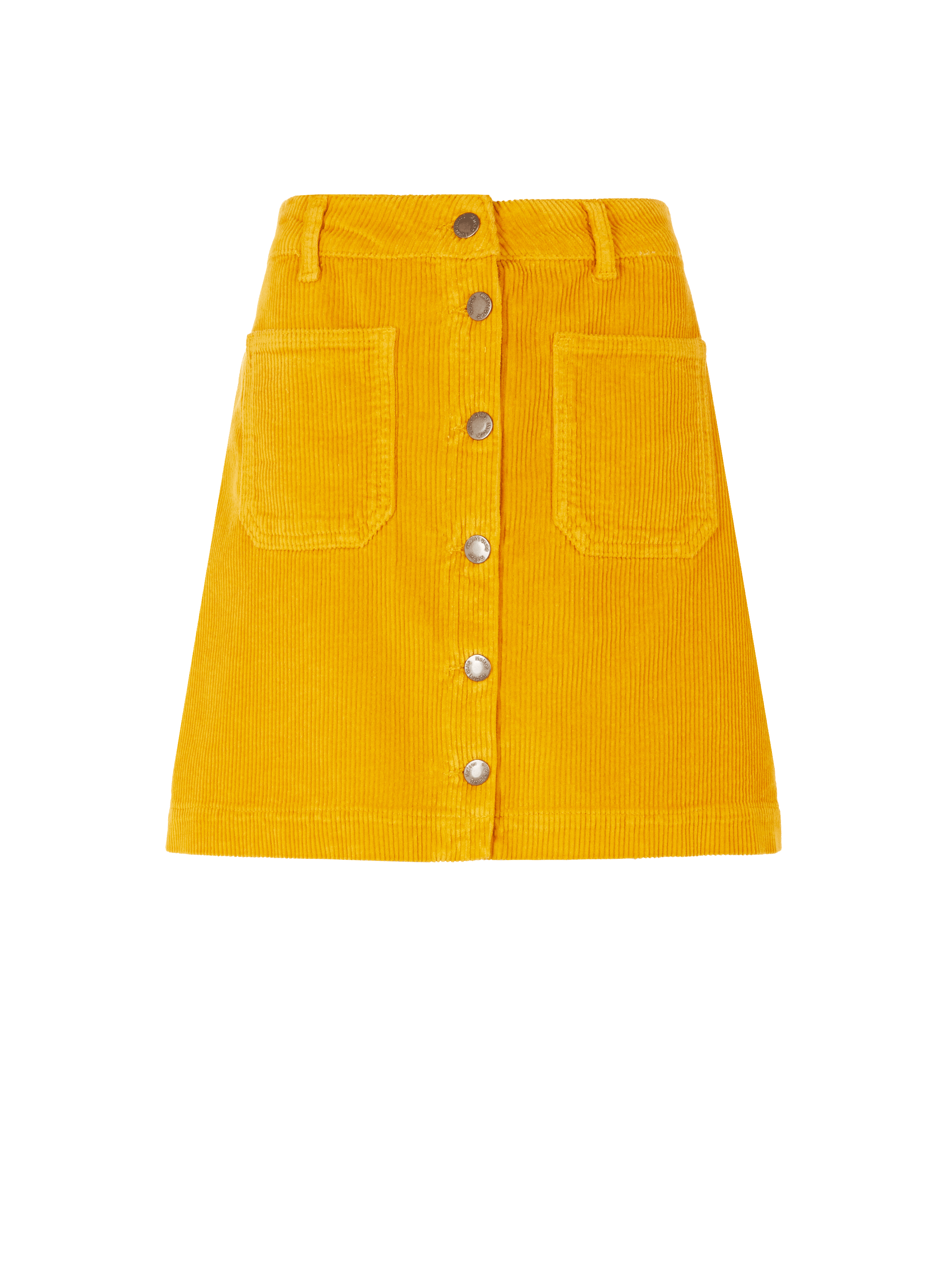 Jupe courte Florence en velours côtelé
