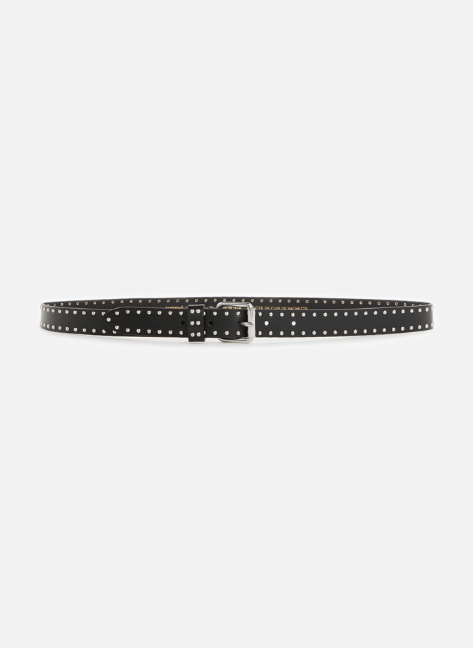 Studded leather belt SAISON 1865