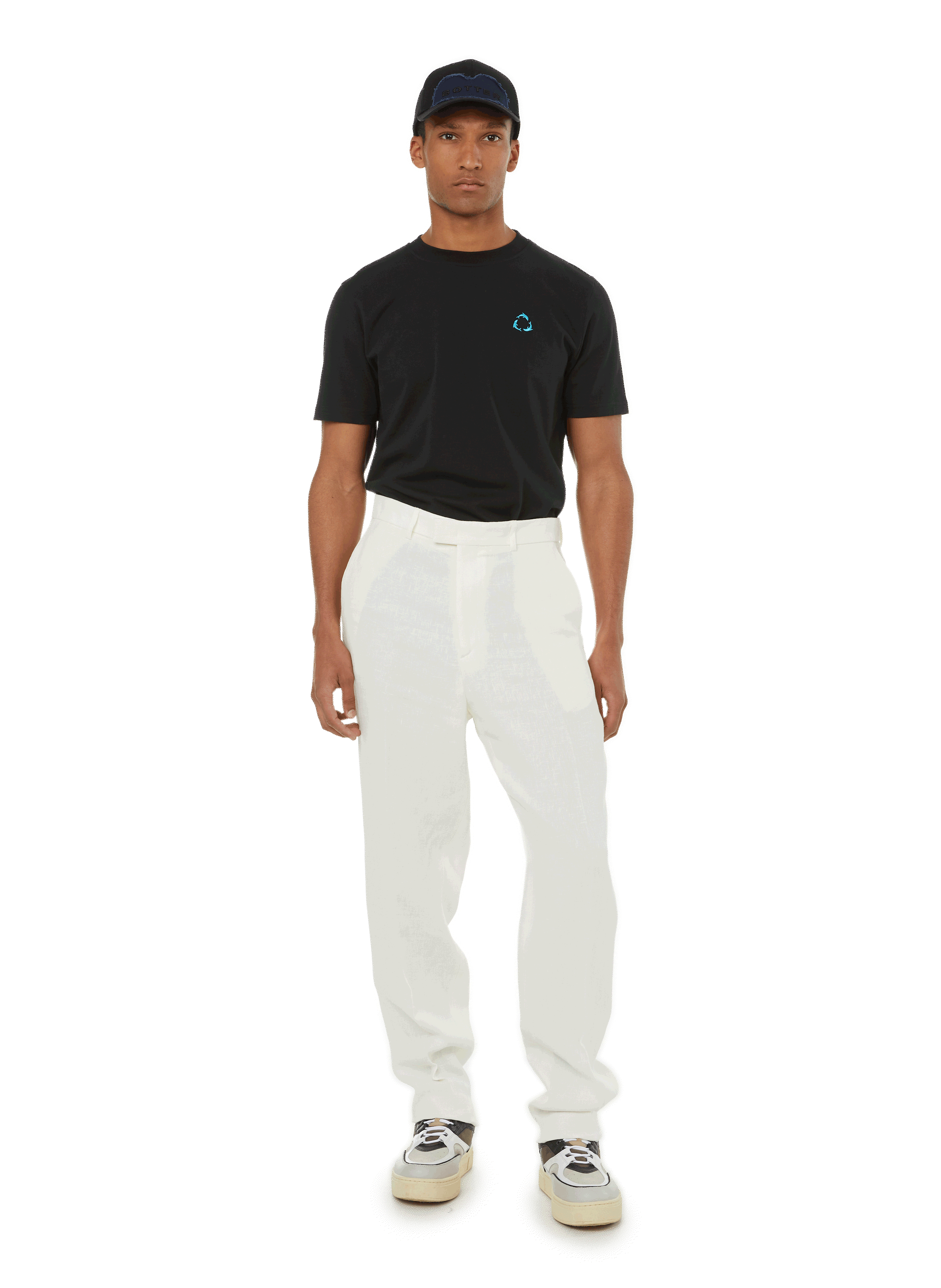 Cotton and lyocell T-shirt BOTTER Black