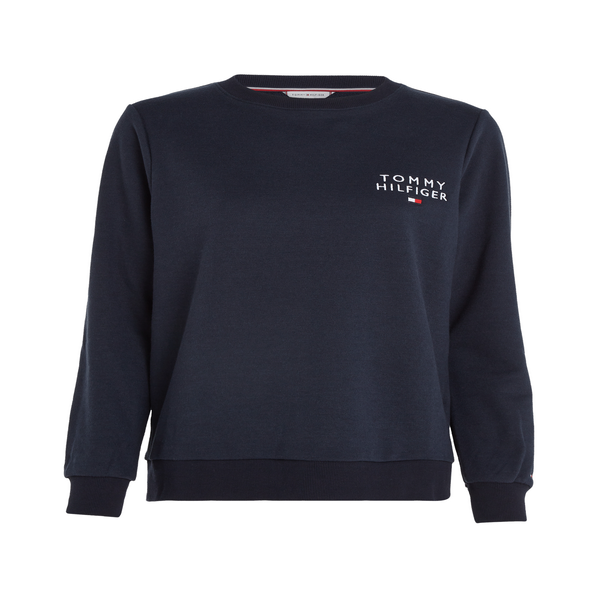 Tommy Hilfiger Recycled Cotton And Polyester Sweatshirt In Blue