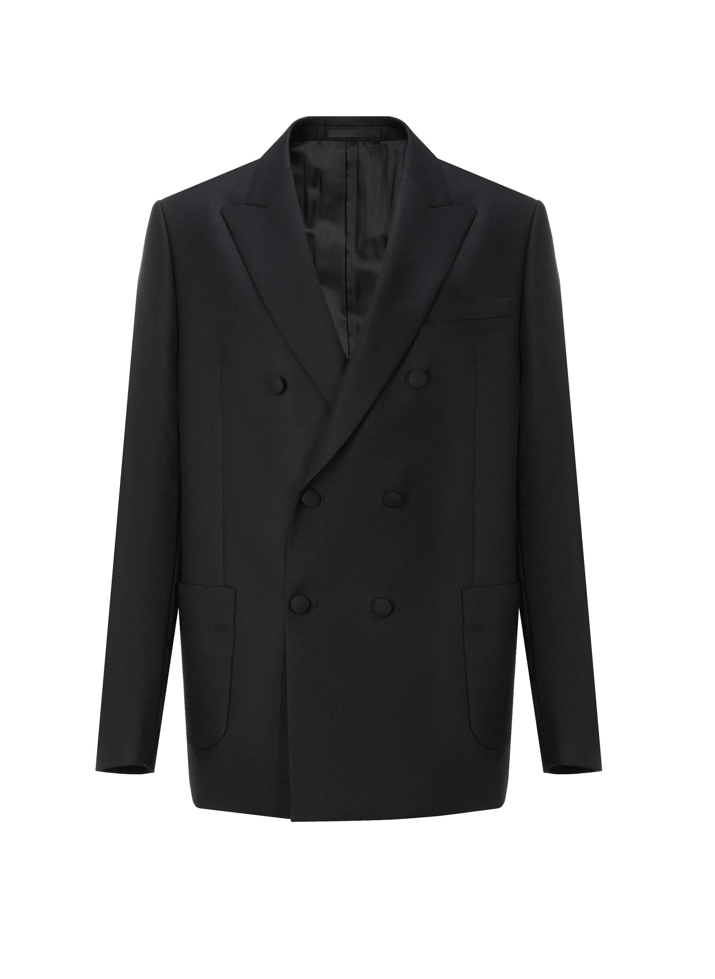 SAISON 1865 Tailored wool jacket  Black