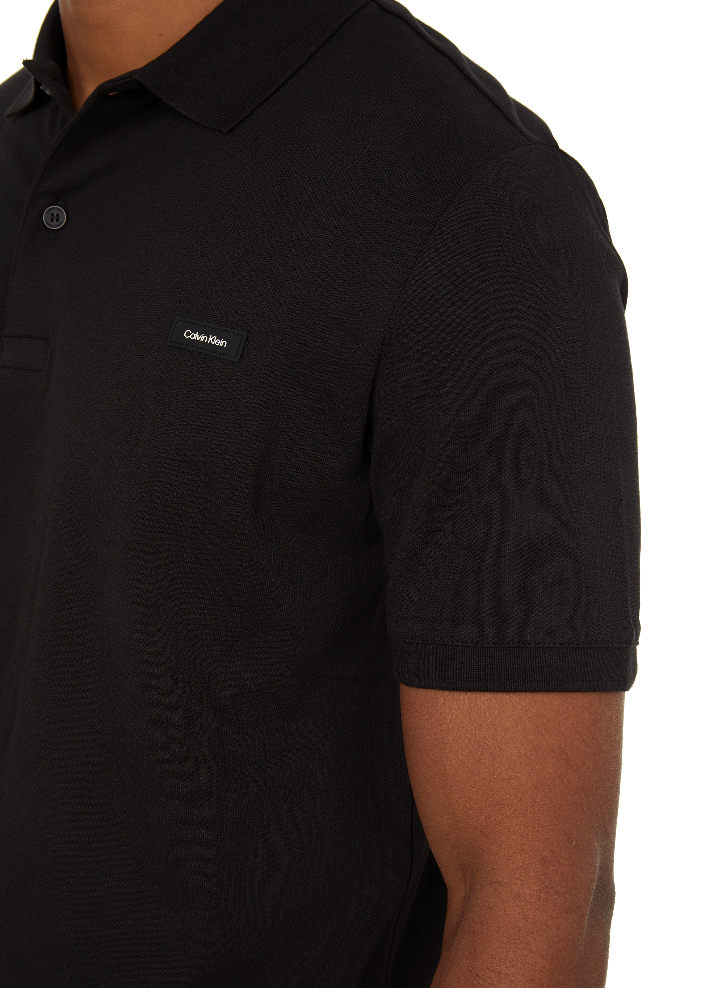 Cotton polo shirt CALVIN KLEIN Black