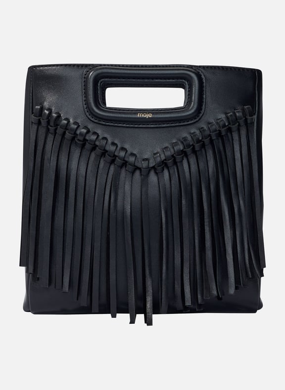Sac maje frange sales noir