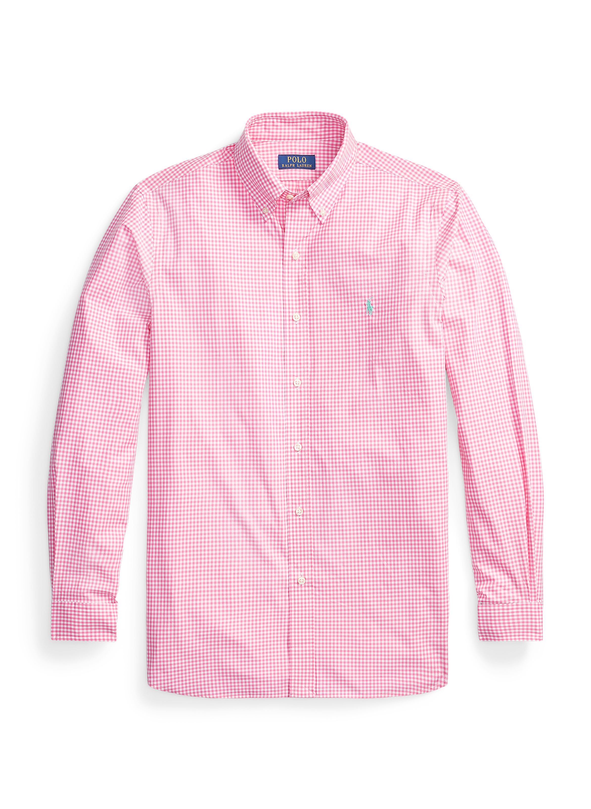 POLO RALPH LAUREN Chemise à carreaux en coton  Rose