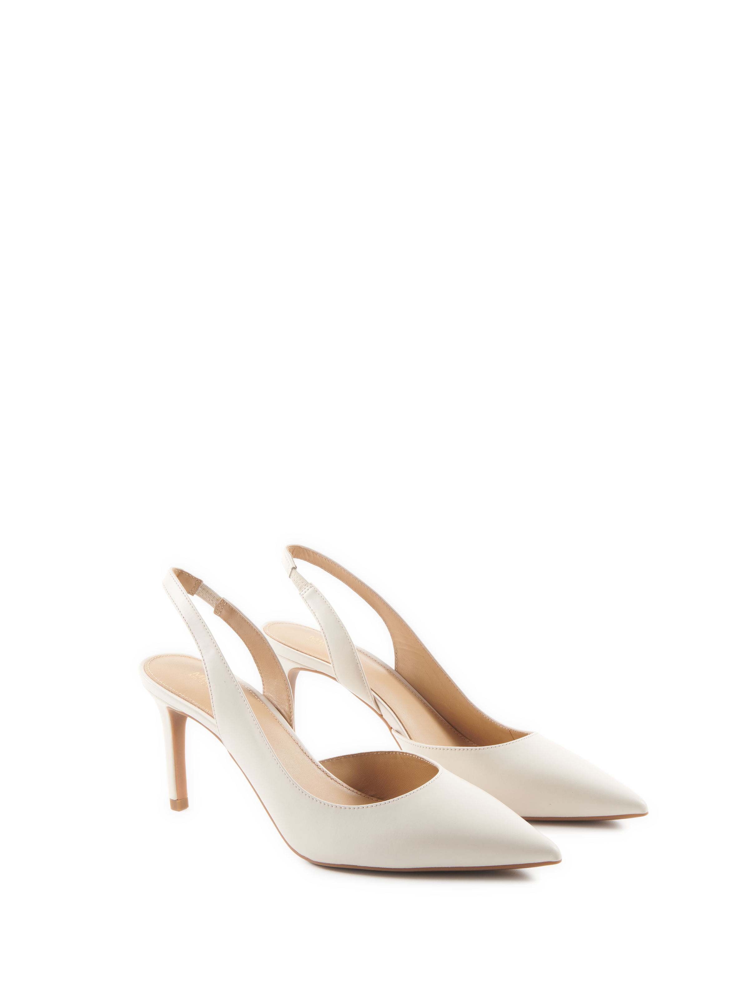 Escarpins en cuir velours MICHAEL KORS Beige