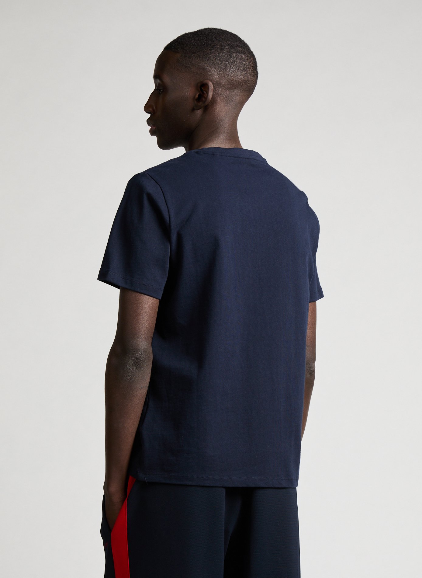 Cotton Logo T-shirt GUESS Blue