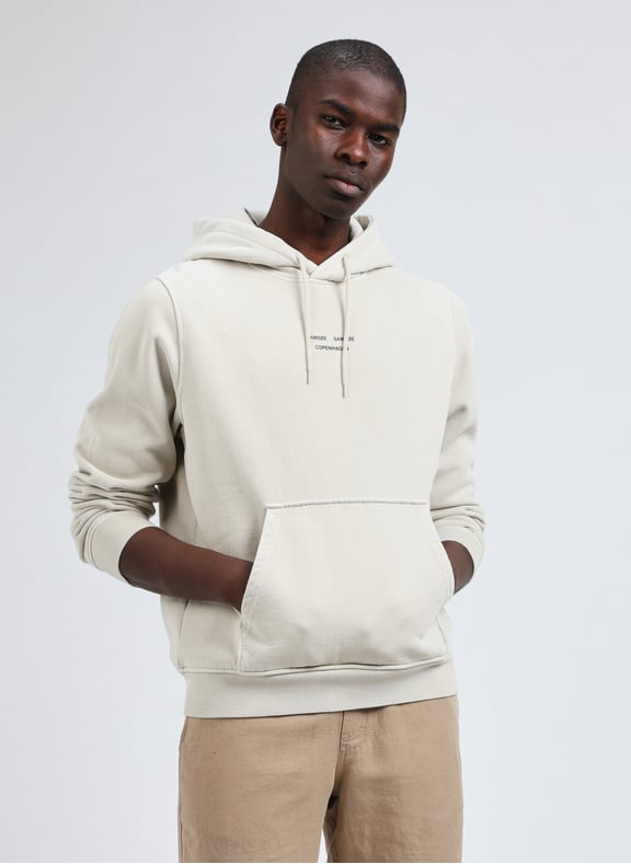 Hoodie à logo Gris by SAMSOE SAMSOE SAMSOE SAMSOE Hoodie à logo Gris