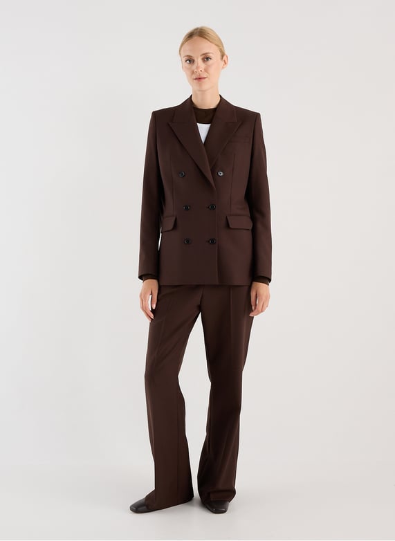 Veste de costume Wady cintrée | Marron by SAISON 1865 Veste de costume Wady cintrée Marron