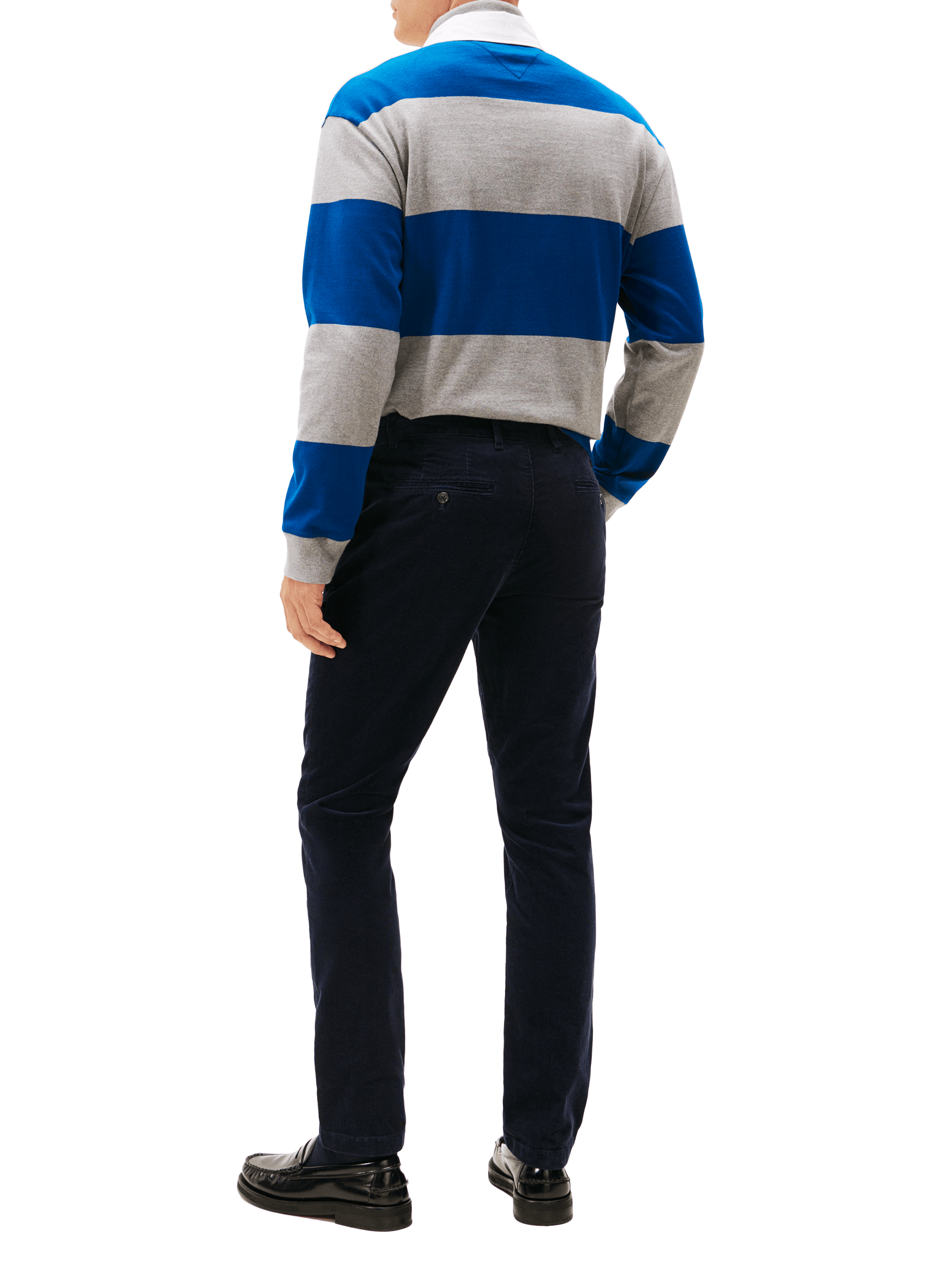 Corduroy chinos TOMMY HILFIGER Blue