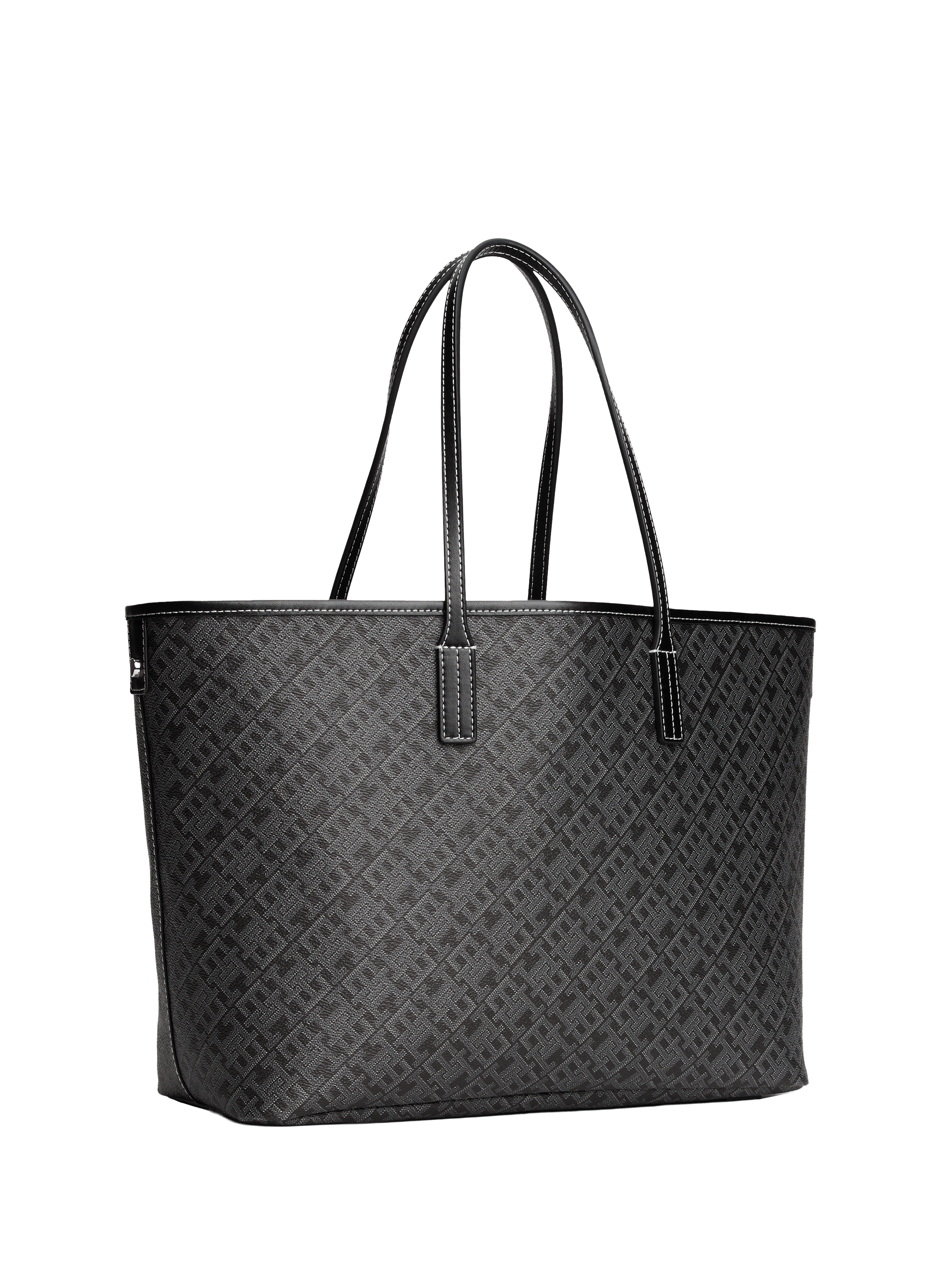 Sac cabas à monogramme TOMMY HILFIGER Noir