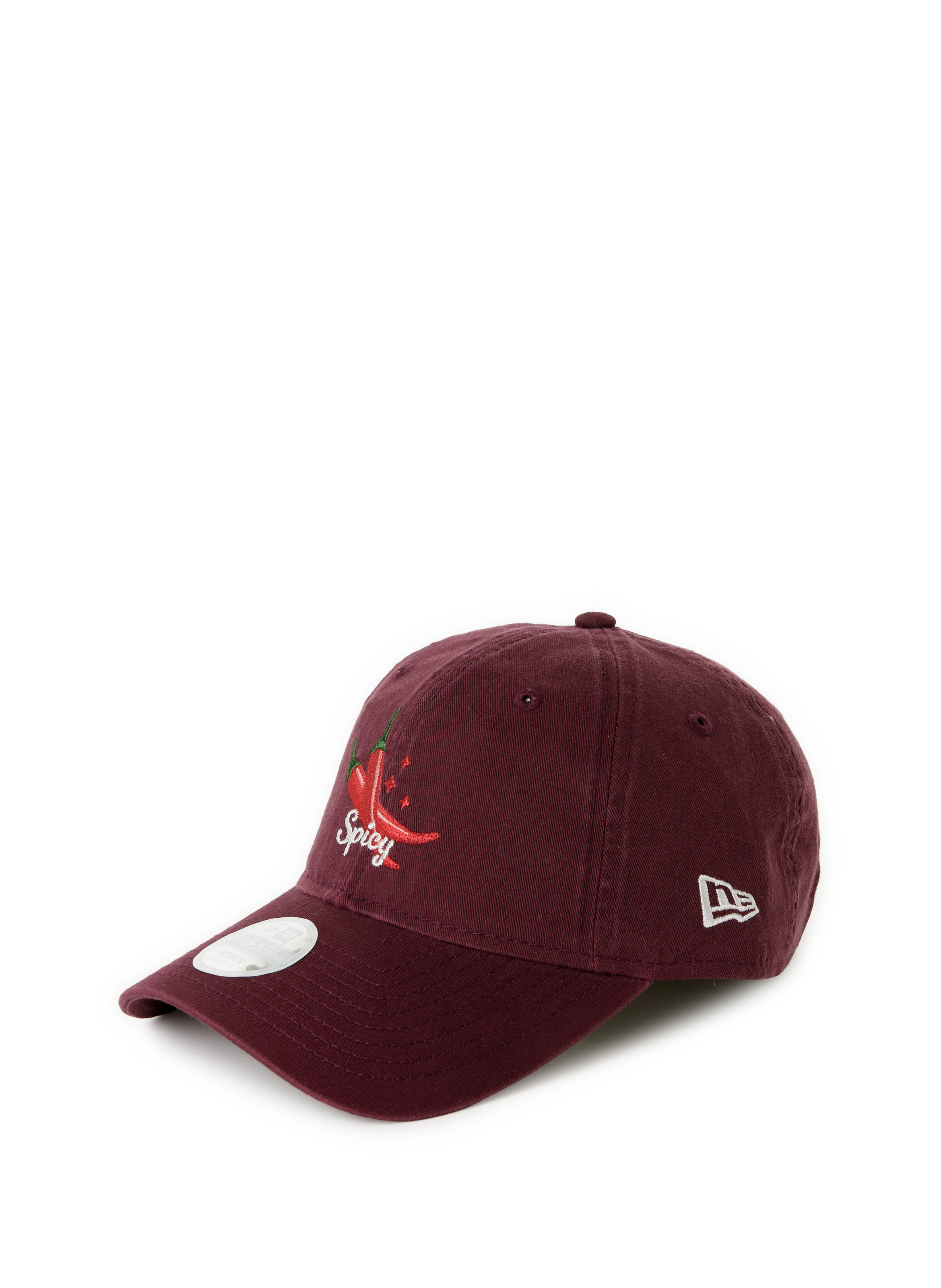 Casquette brodé en coton NEW ERA Rouge