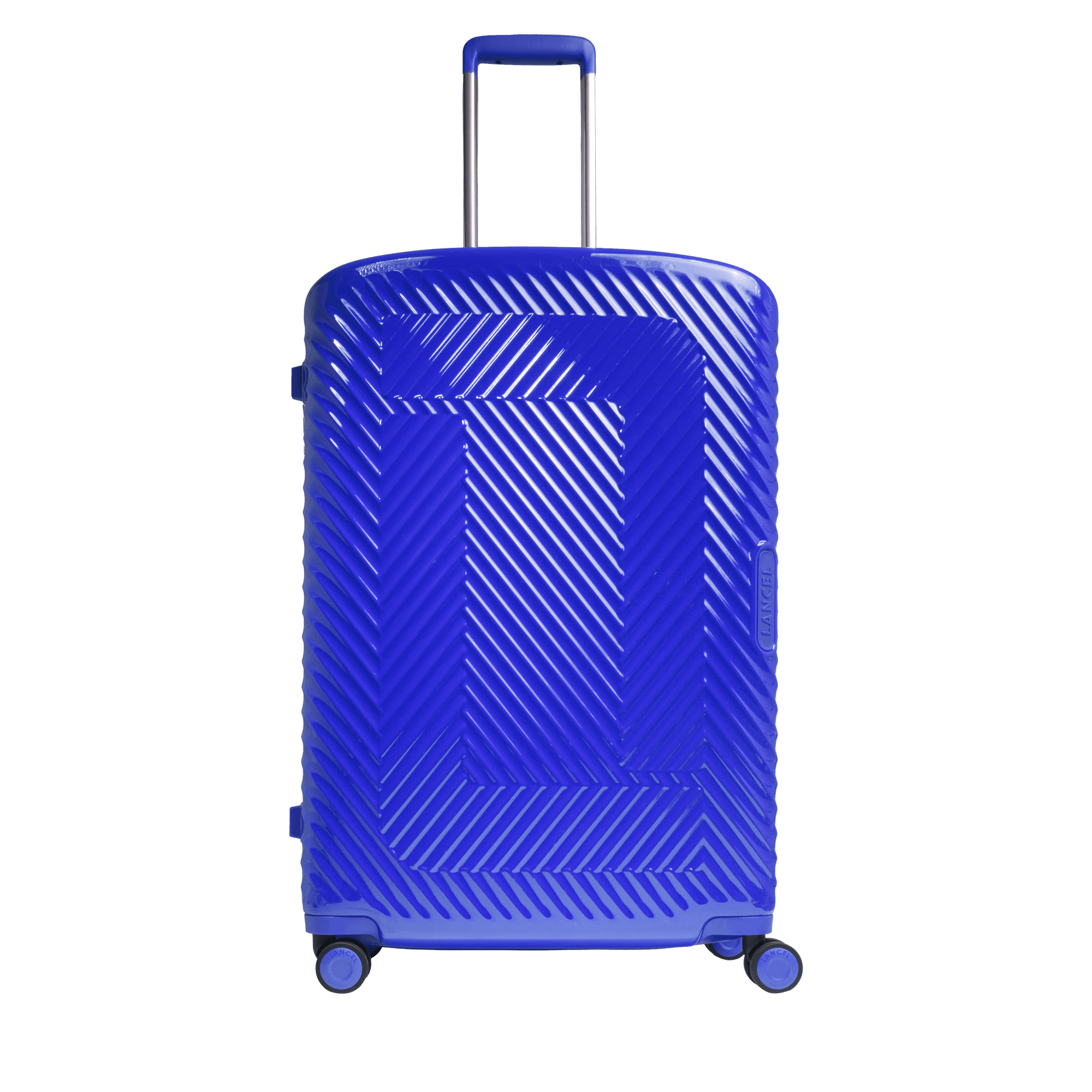 LANCEL Valise large 4 roues atlas de lancel en polycarbonate Bleu