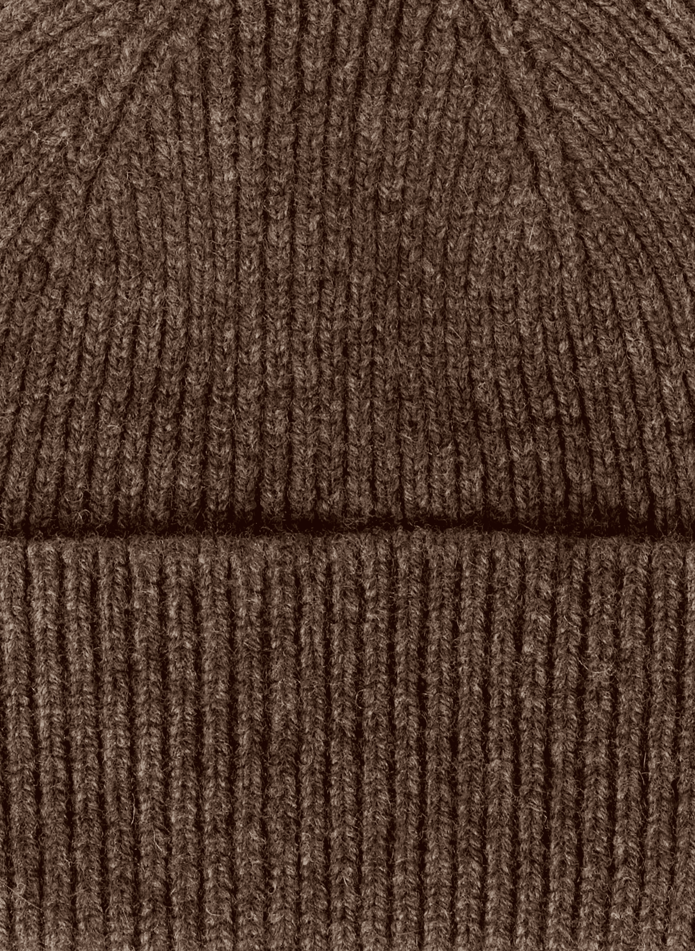 Knitted beanie  MACKIE Brown