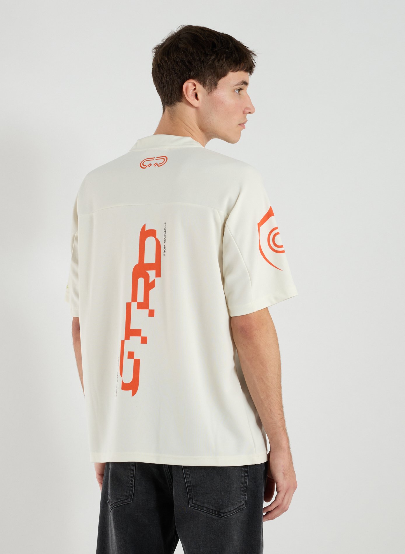 Printed baseball T-shirt GERTRUDE ET GASTON Beige