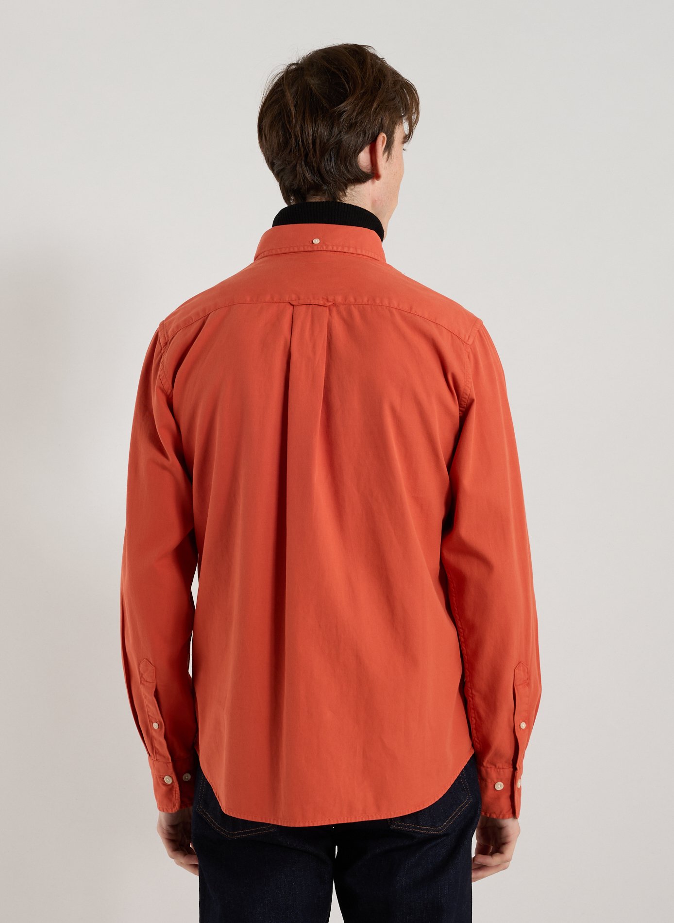 Cotton shirt GANT Orange