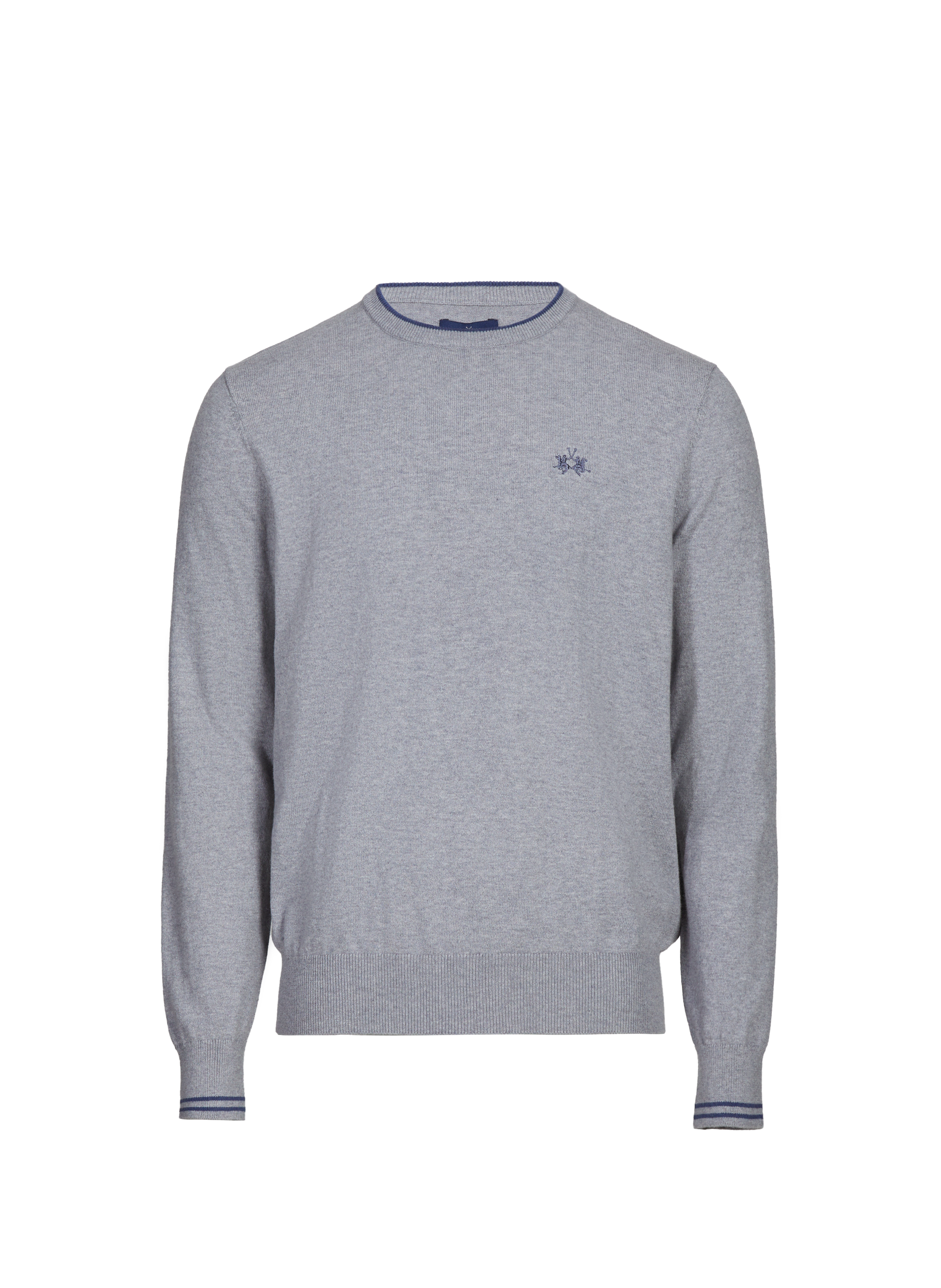 Pull en coton mélangé LA MARTINA Gris