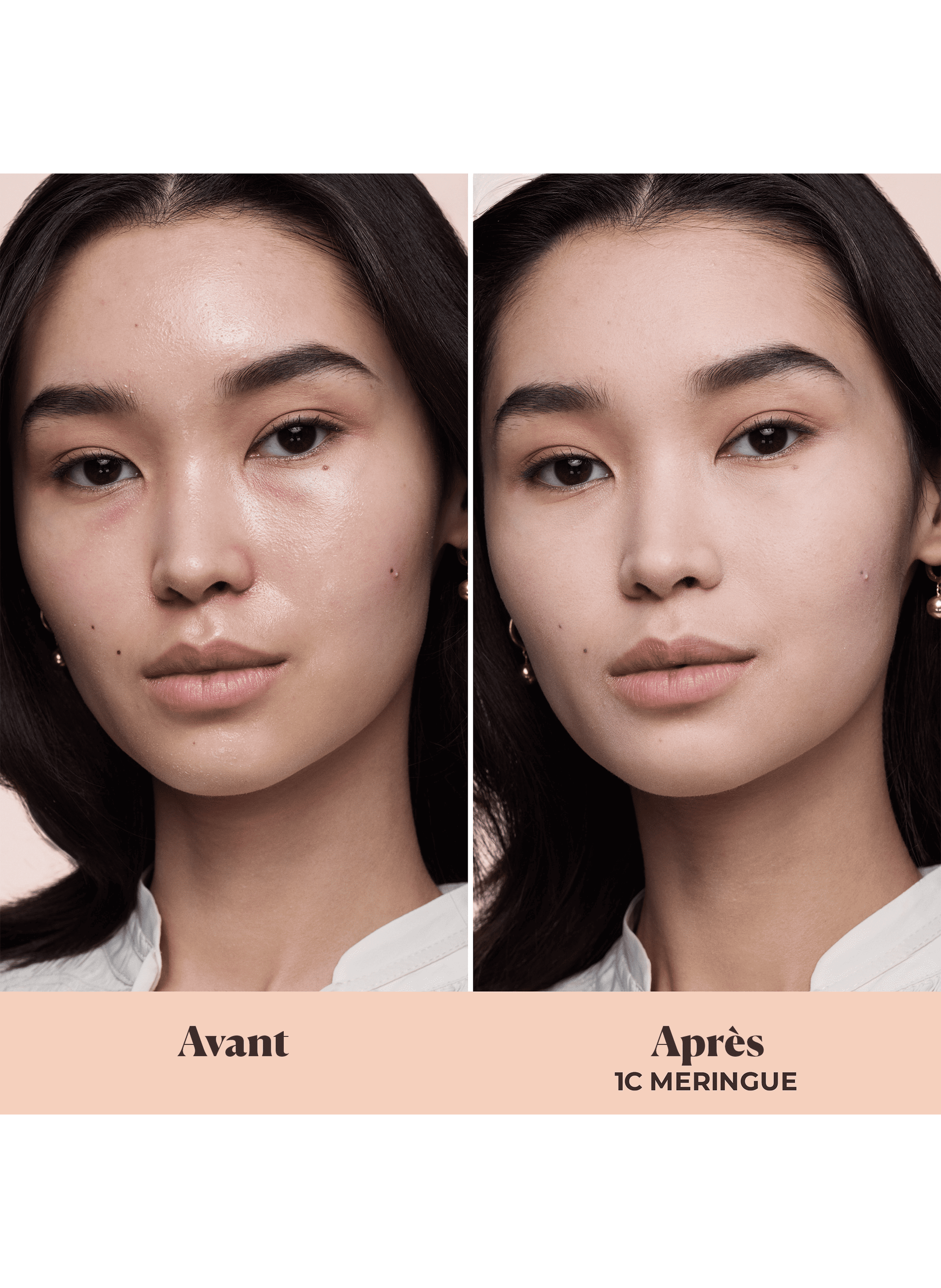 Real Flawless Feather Matte Powder Foundation LAURA MERCIER 1c meringue  