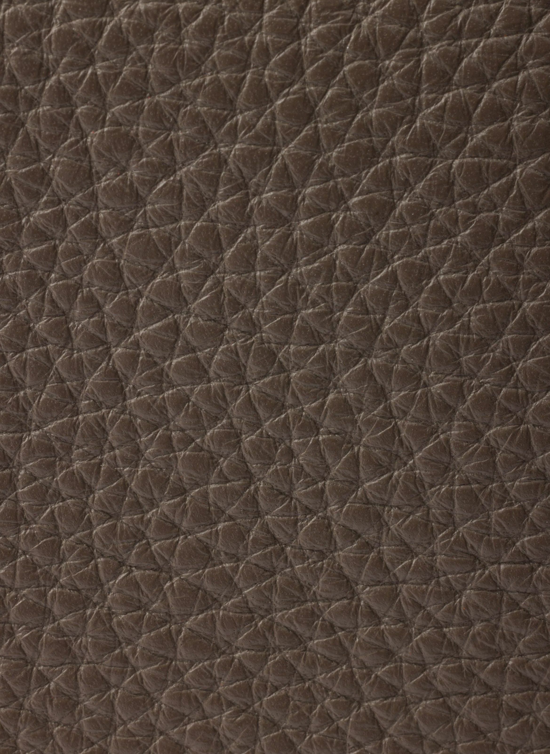 Sac à bandoulière en cuir PRADA Gris