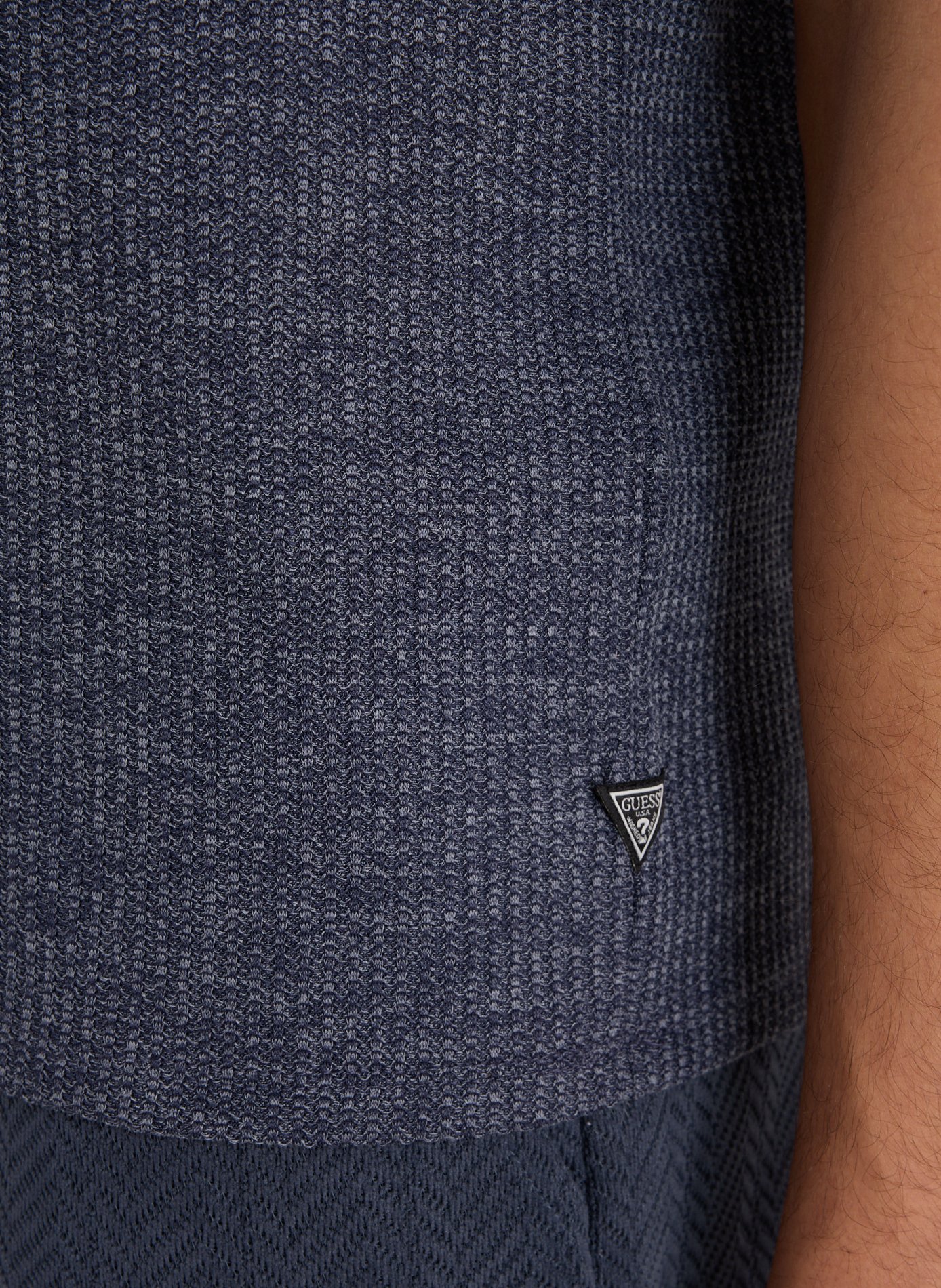 T-shirt en maille GUESS Bleu