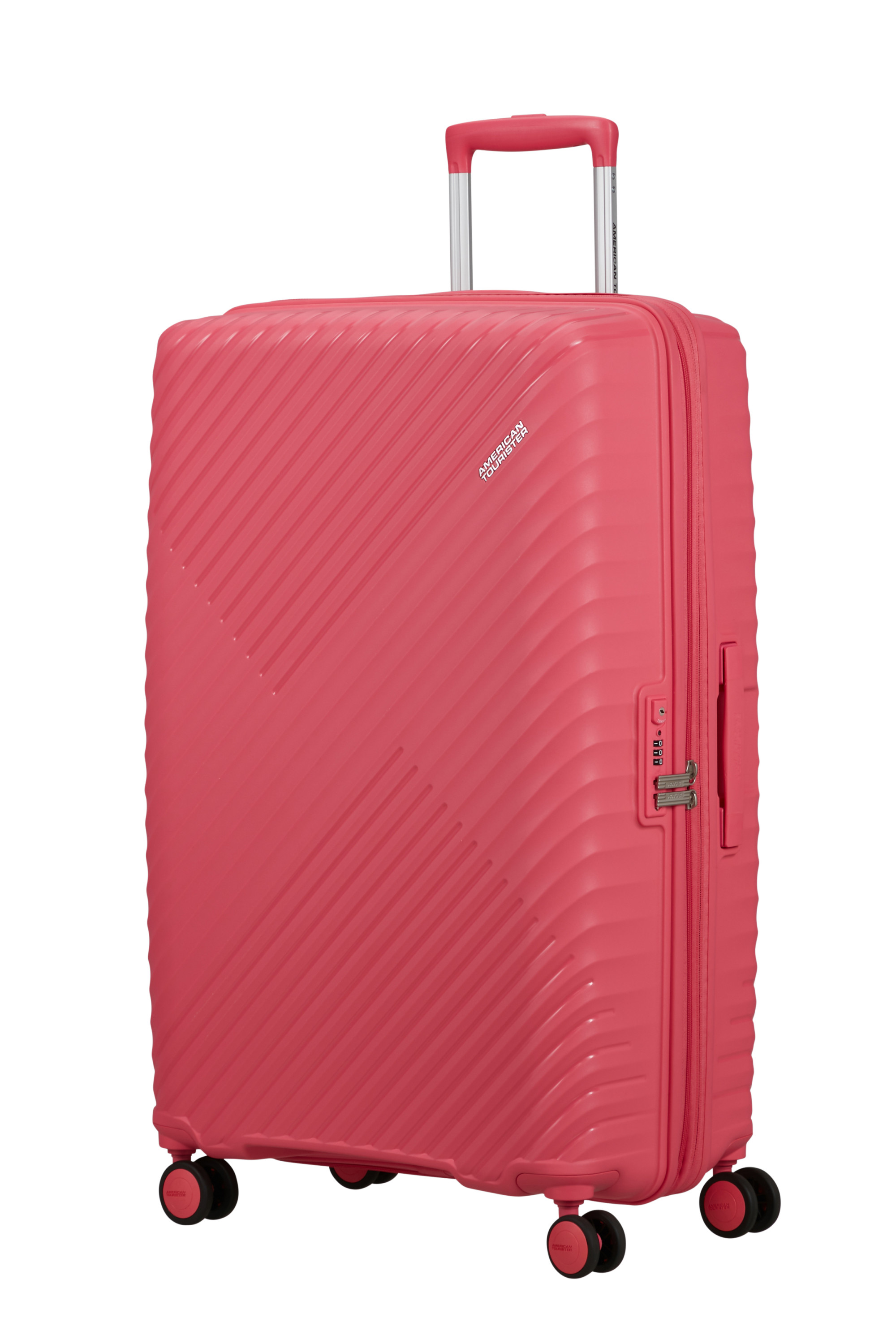 Diablast valise 4 roues taille l AMERICAN TOURISTER Rose