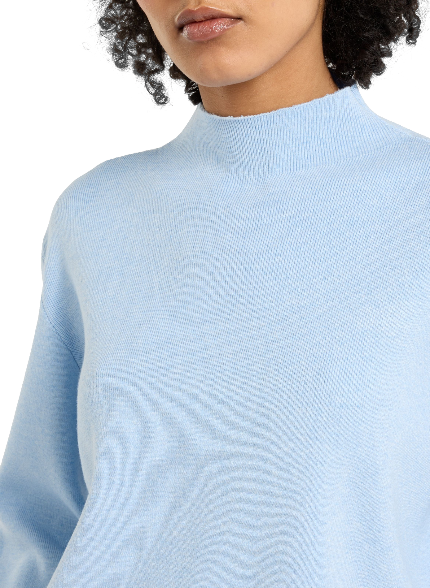 Pull Asim à col montant SAISON 1865 Bleu