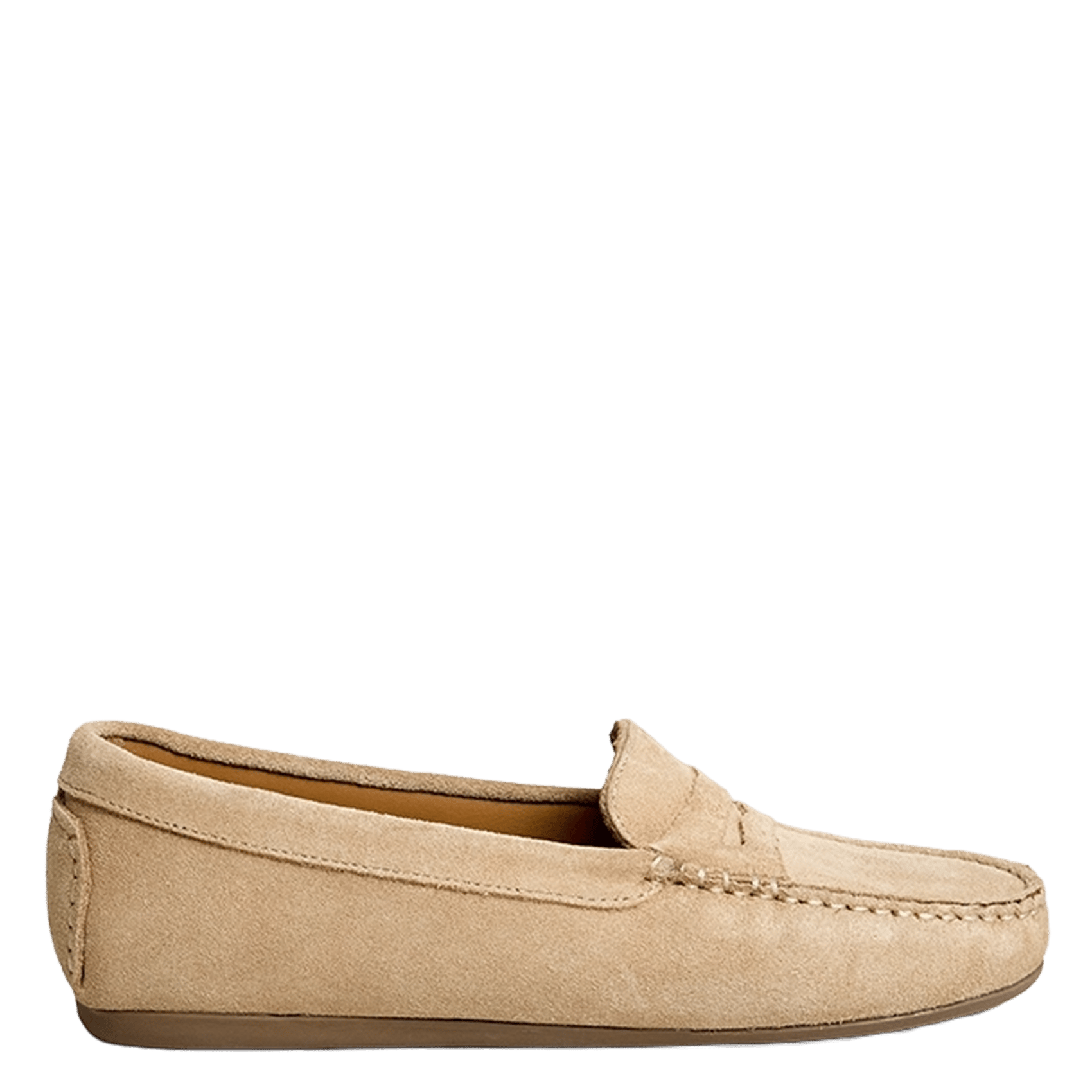 Mocassins en cuir liv JONAK Beige