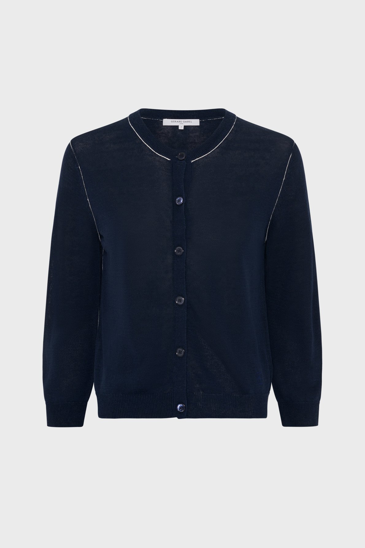 Gilet en lin mélangé - lorys GERARD DAREL Bleu