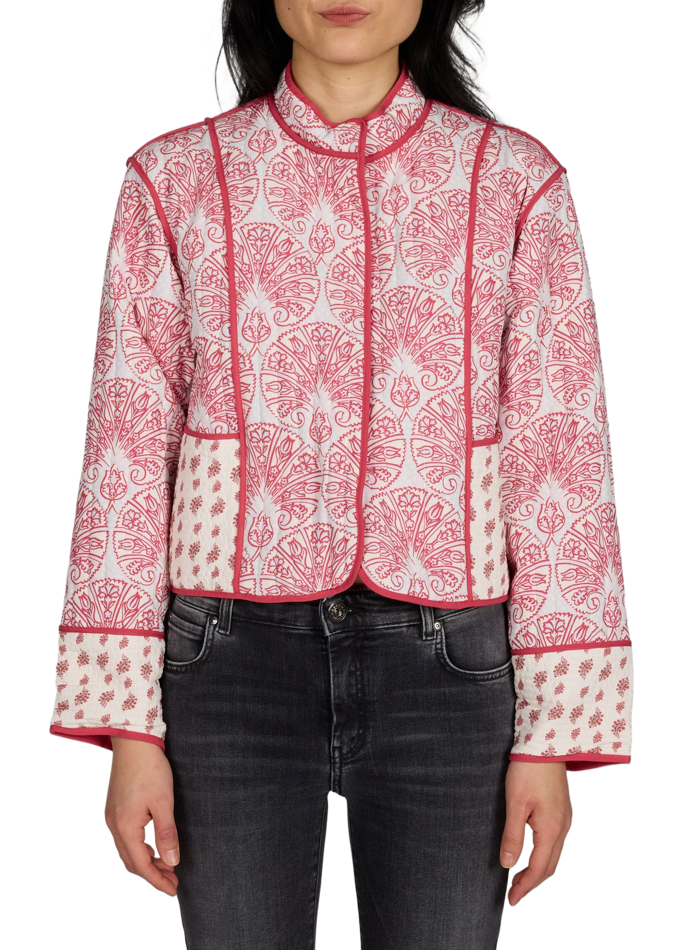 Printed Videlphin jacket VILA Beige