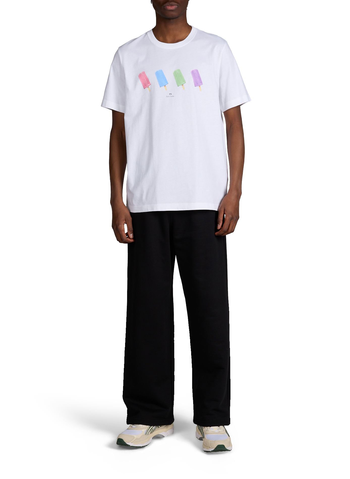 Ice Cream Print Cotton T-shirt PAUL SMITH White