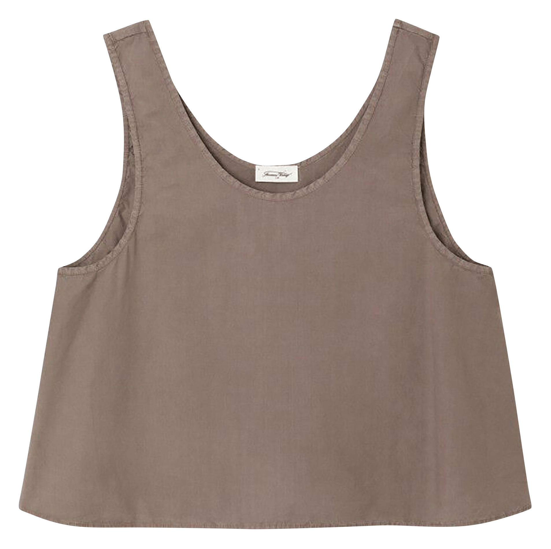 Top court ample sans manches bailow AMERICAN VINTAGE Gris