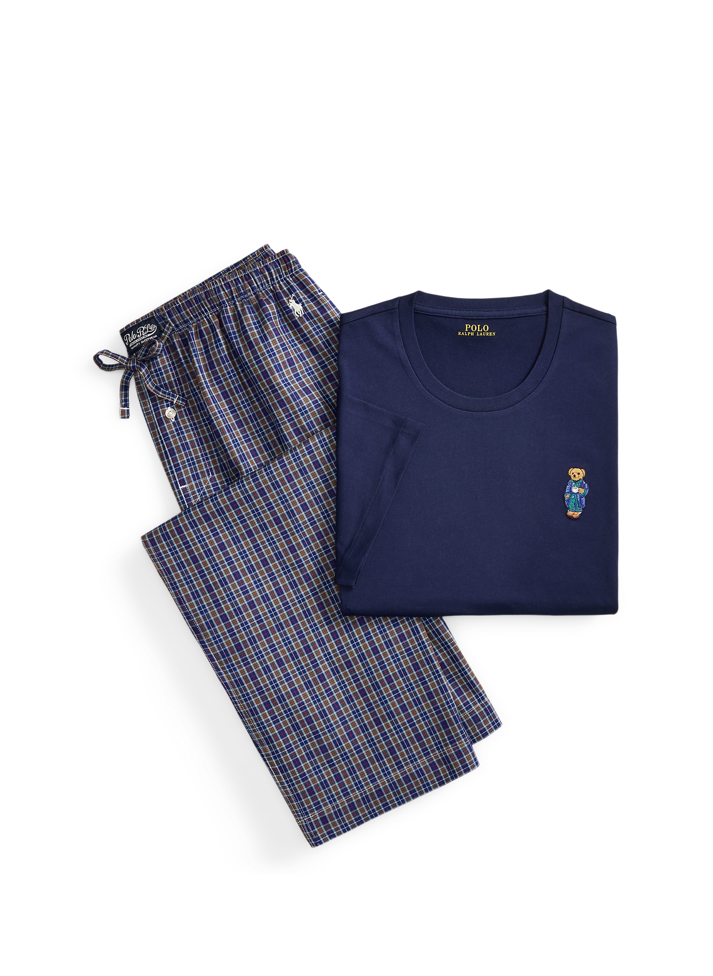 Ensemble de pyjama en coton Polo Bear POLO RALPH LAUREN Bleu
