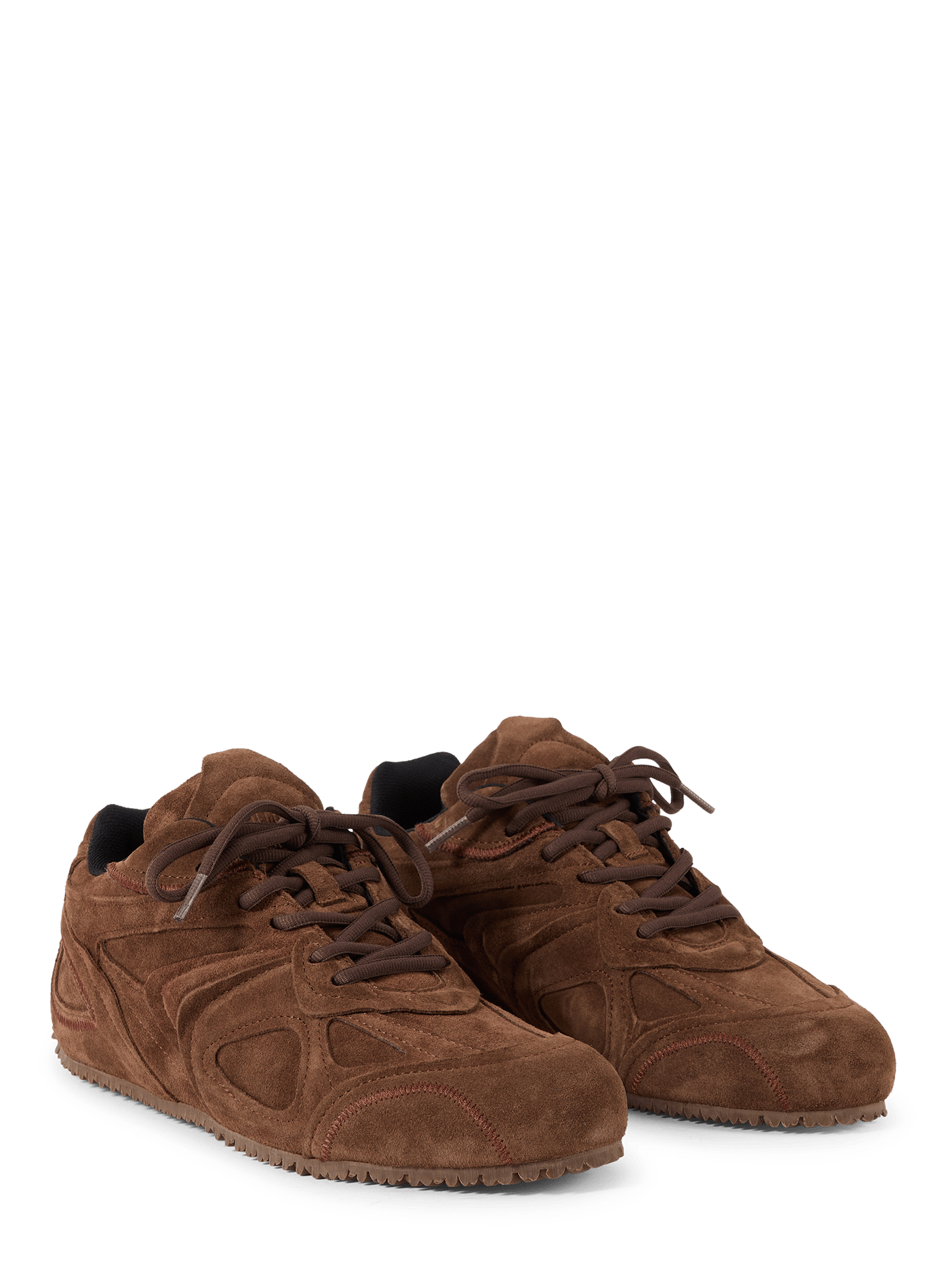 Flache Sneaker Slow Runner aus Leder AXEL ARIGATO Braun
